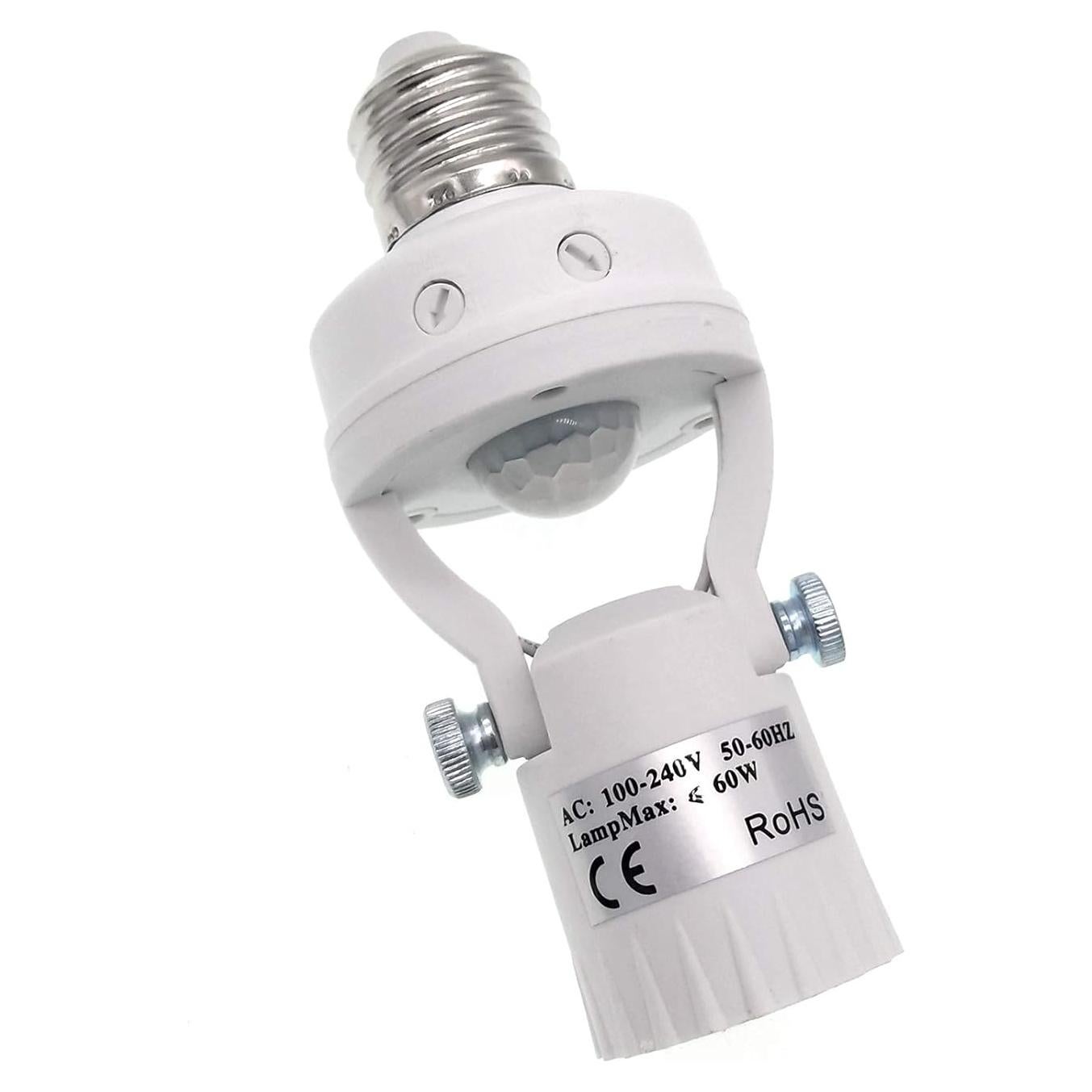 Adaptador de bombilla E26/E27 con sensor de movimiento FLY