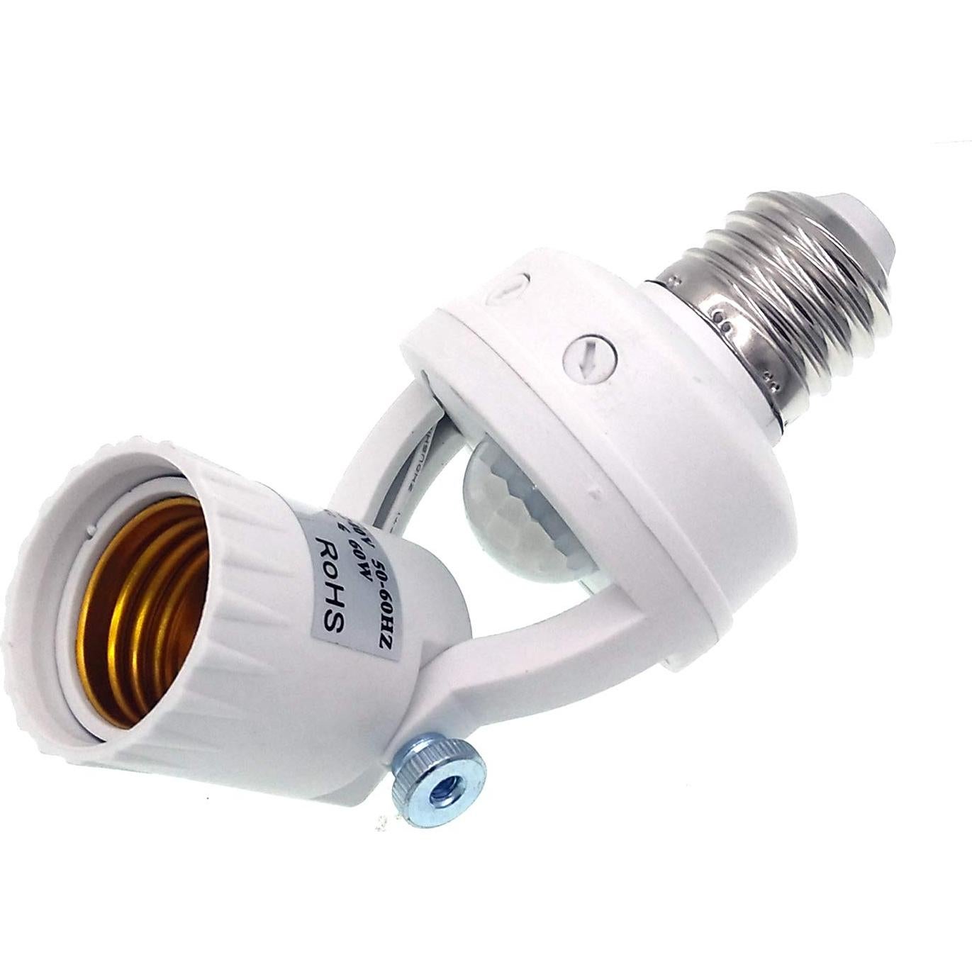 Adaptador de bombilla E26/E27 con sensor de movimiento FLY