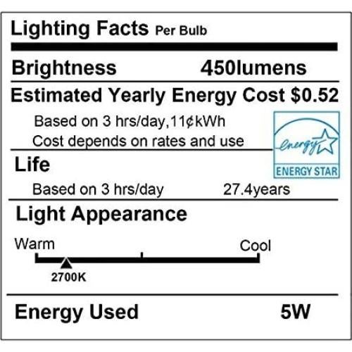 Bombilla LED LUXON 5W con Sensor de Movimiento E26 2700K
