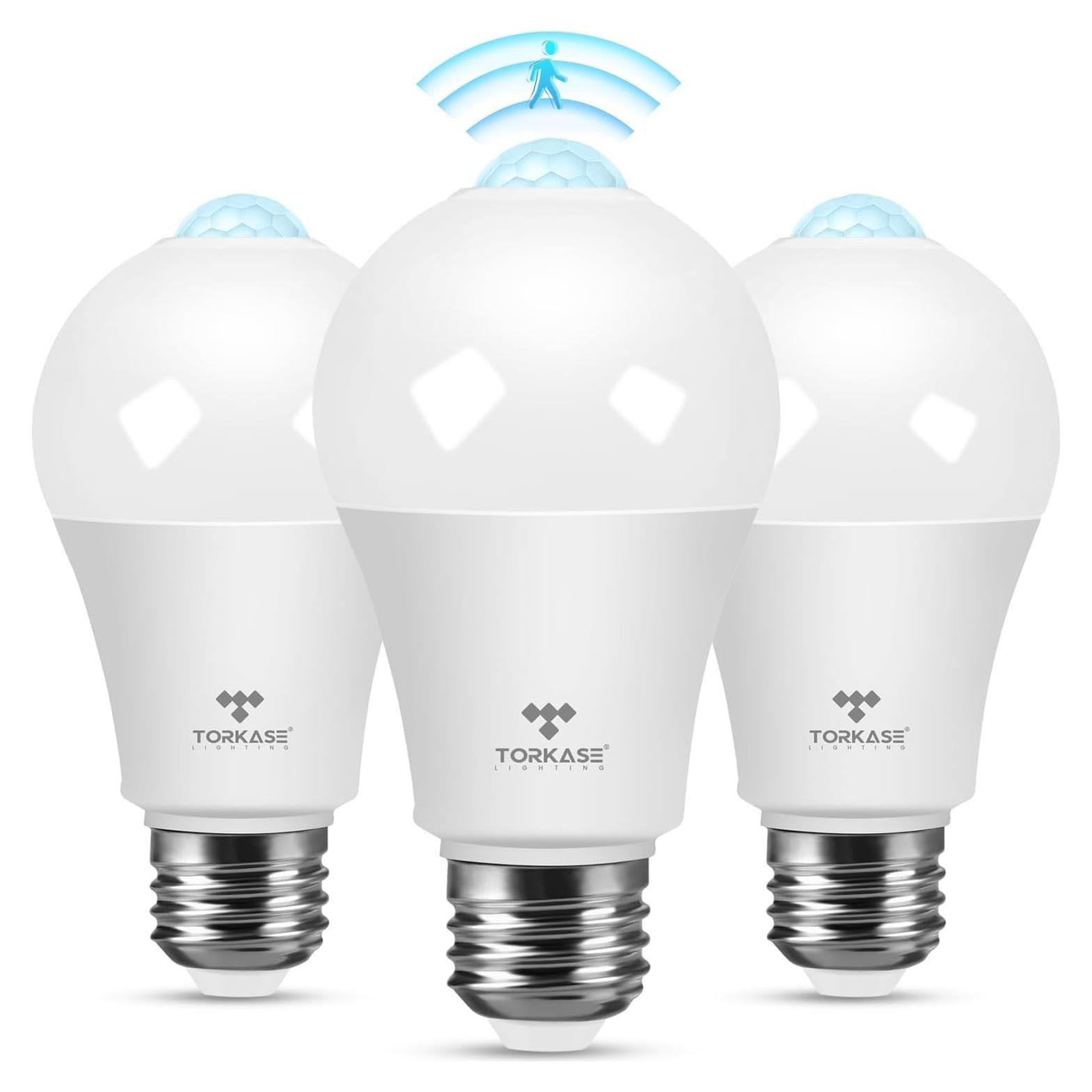 Bombillas LED TORKASE 13W con Sensor de Movimiento 3Pack