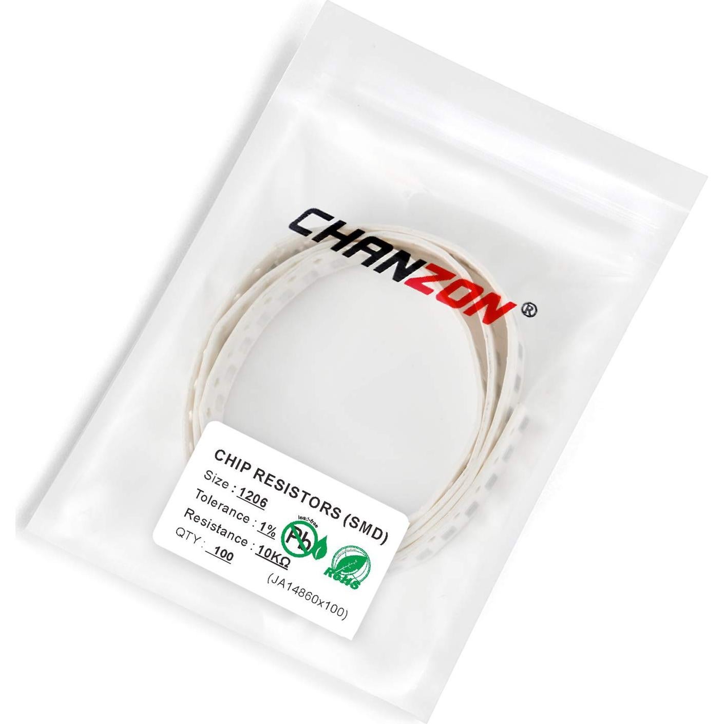 Resistores SMD 1206 Chanzon 10K ohm 1/4W 100 Piezas