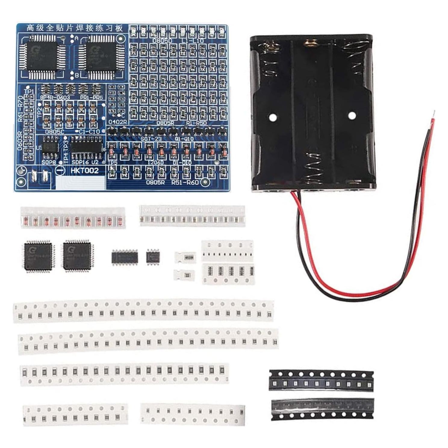 Placa de Práctica SMD/SMT ISolderStore - Kit de Soldadura DIY