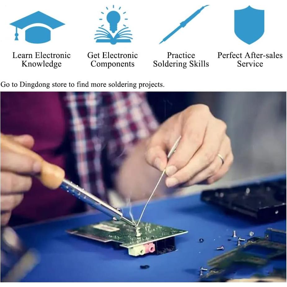 Placa de Práctica SMD/SMT ISolderStore - Kit de Soldadura DIY