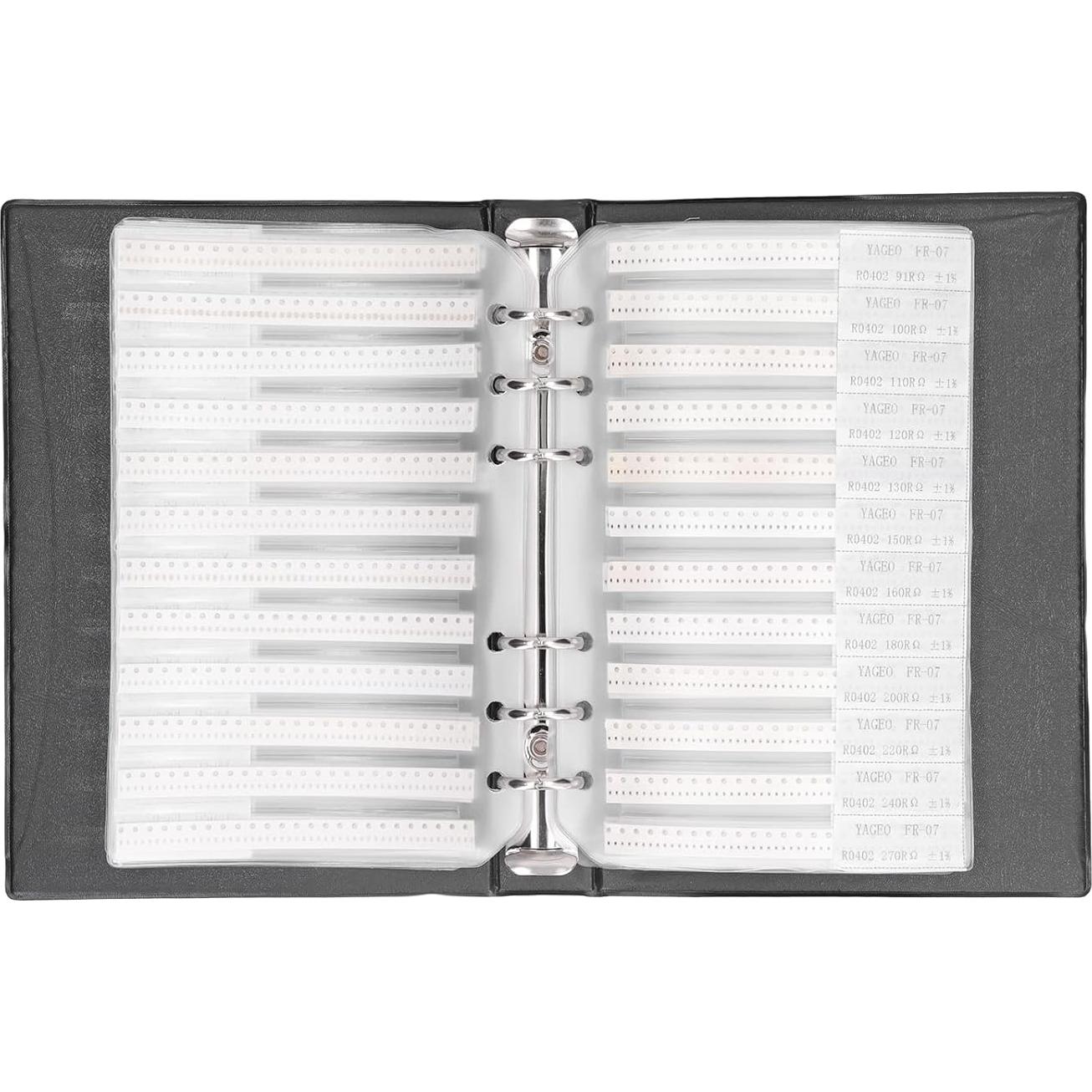 Kit de Resistores SMD 170 Valores 0402 1% Tolerancia 50pcs