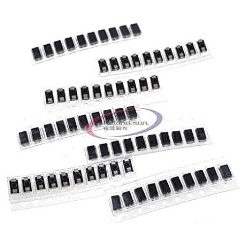 70pcs 7 Values SMD Diode Pack Electronic Components Kit 10pcs Each Value M1(1N4001) M4(1N4004) M7(1N4007) SS14 US1M RS1M SS34