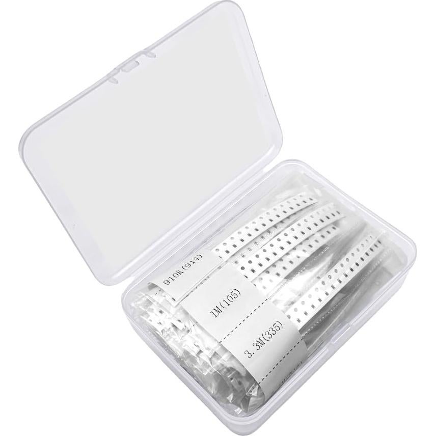 Kits de Capacitores SMD 0603 VANXY 600Pcs 1pF-10μF