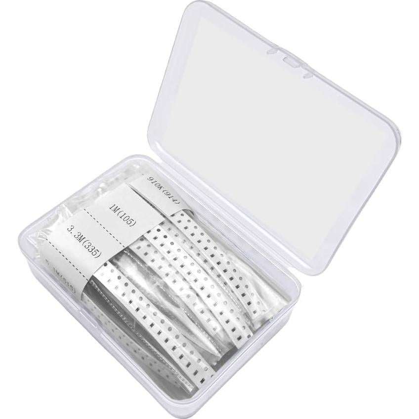 Kits de Capacitores SMD 0603 VANXY 600Pcs 1pF-10μF
