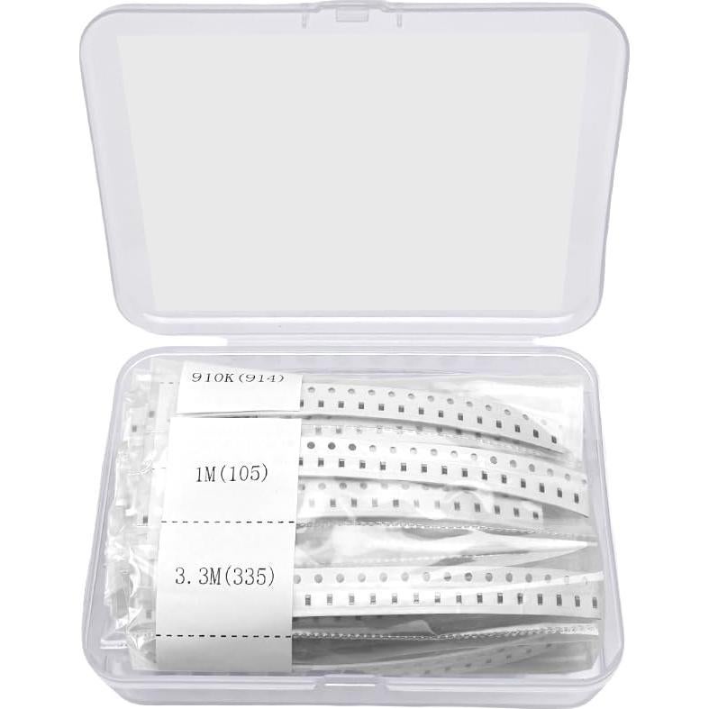 Kits de Capacitores SMD 0603 VANXY 600Pcs 1pF-10μF