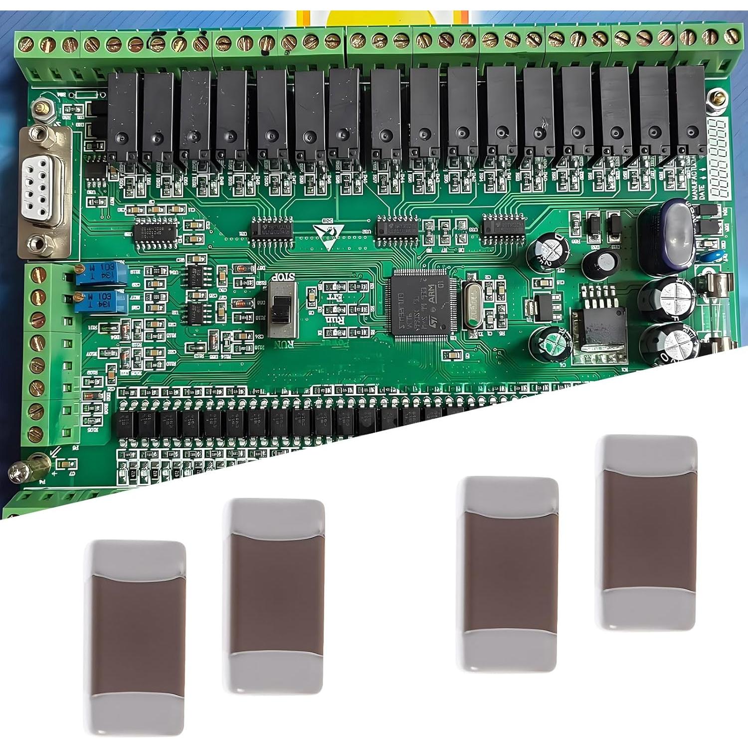 100 Capacitores Cerámicos SMD 10uF 50V 1206 Crear Idea