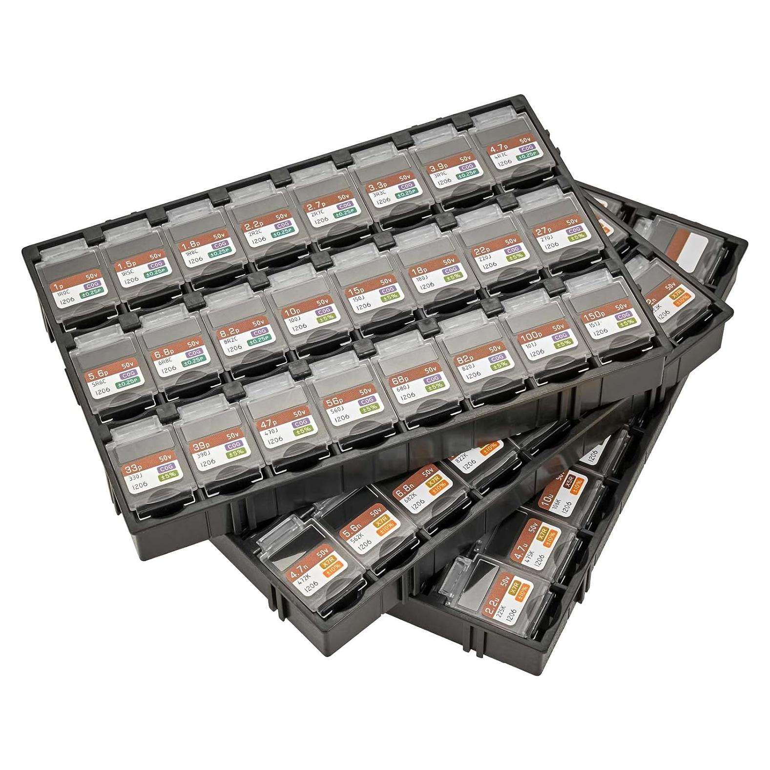 Kit de Capacitores Chip Guanruixin 2610PCS EIA 1206 1pF-100uF