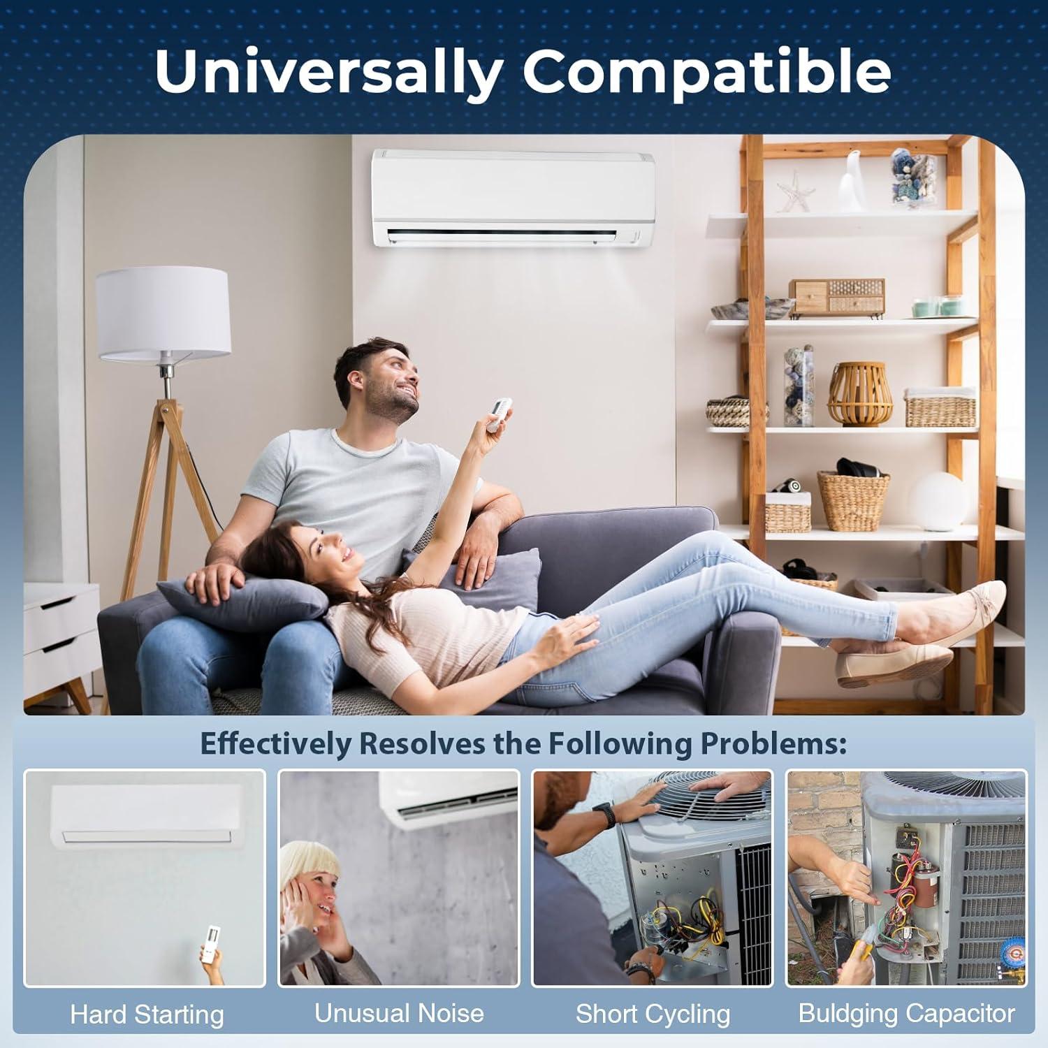 Capacitor Doble Arranque Wamoguil CBB65 55/5 uF 370/440V A/C