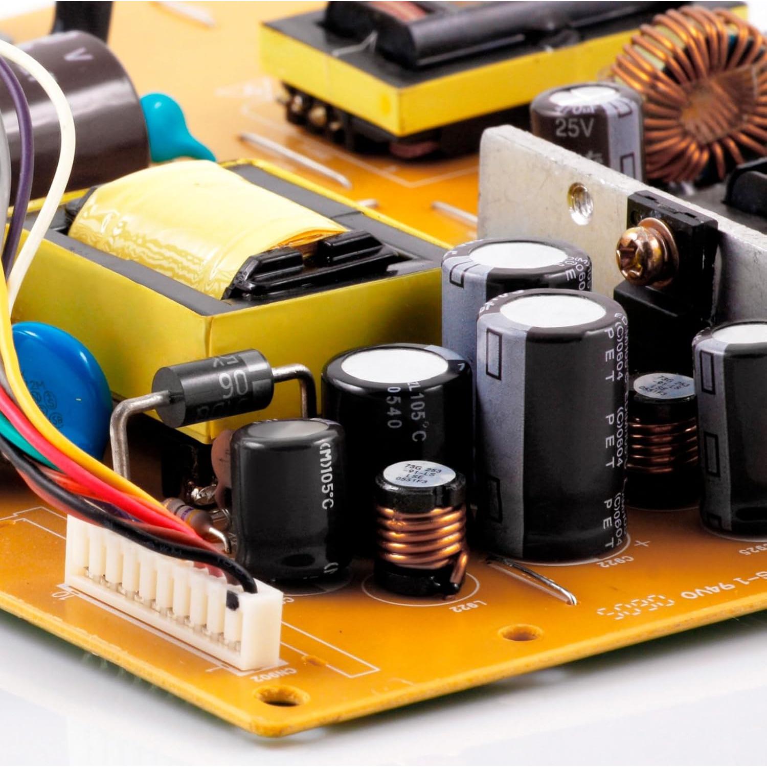 Kit de 200 Capacitores Electrolíticos Aluminio Petutu 0.1uF-1000uF