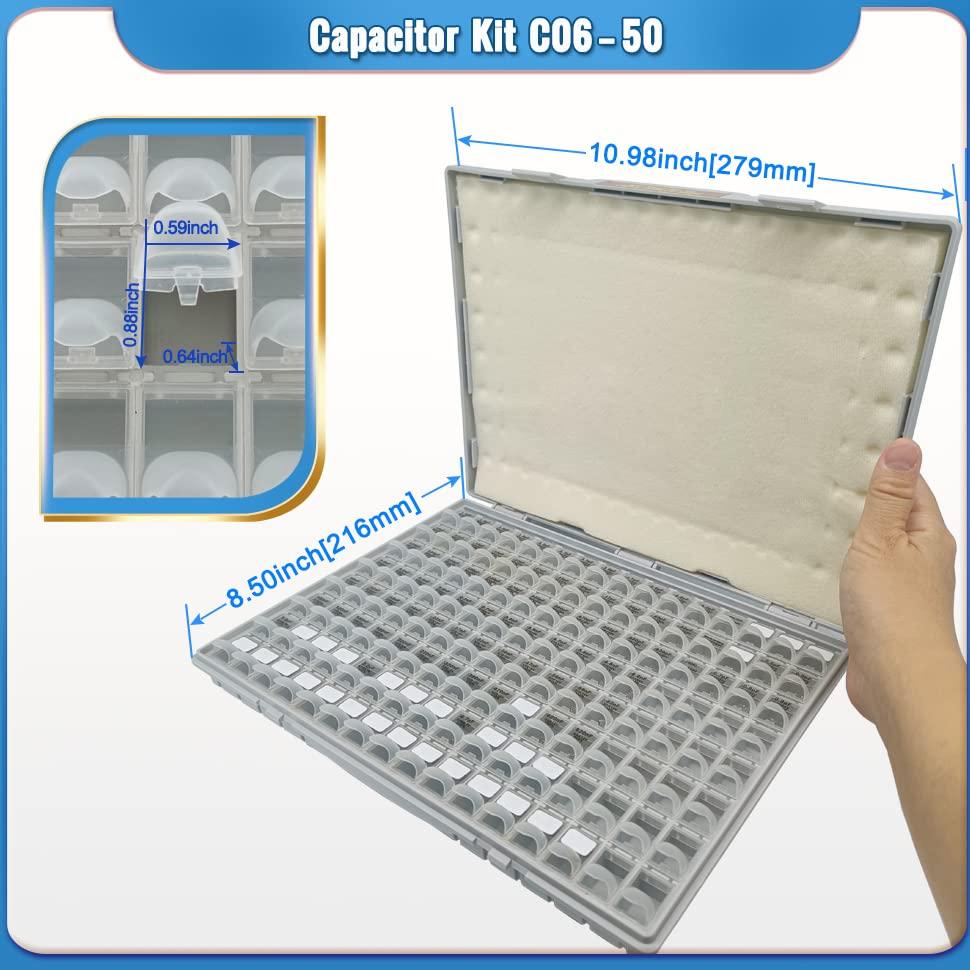 Kit de Capacitores SMT 0603 79 Valores 100pcs - Analog Technologies