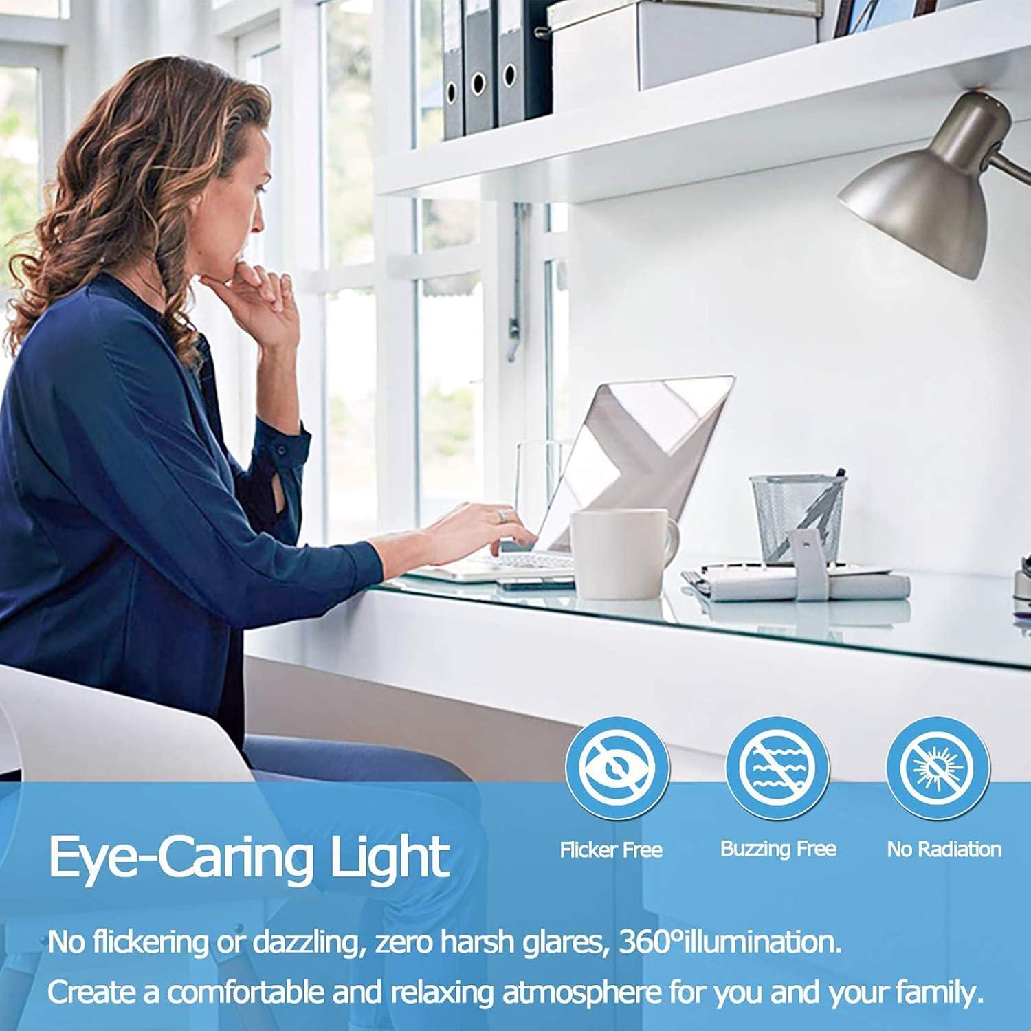 Bombilla LED Regulable E26 Leools 8W 4000K 800LM 6Pack