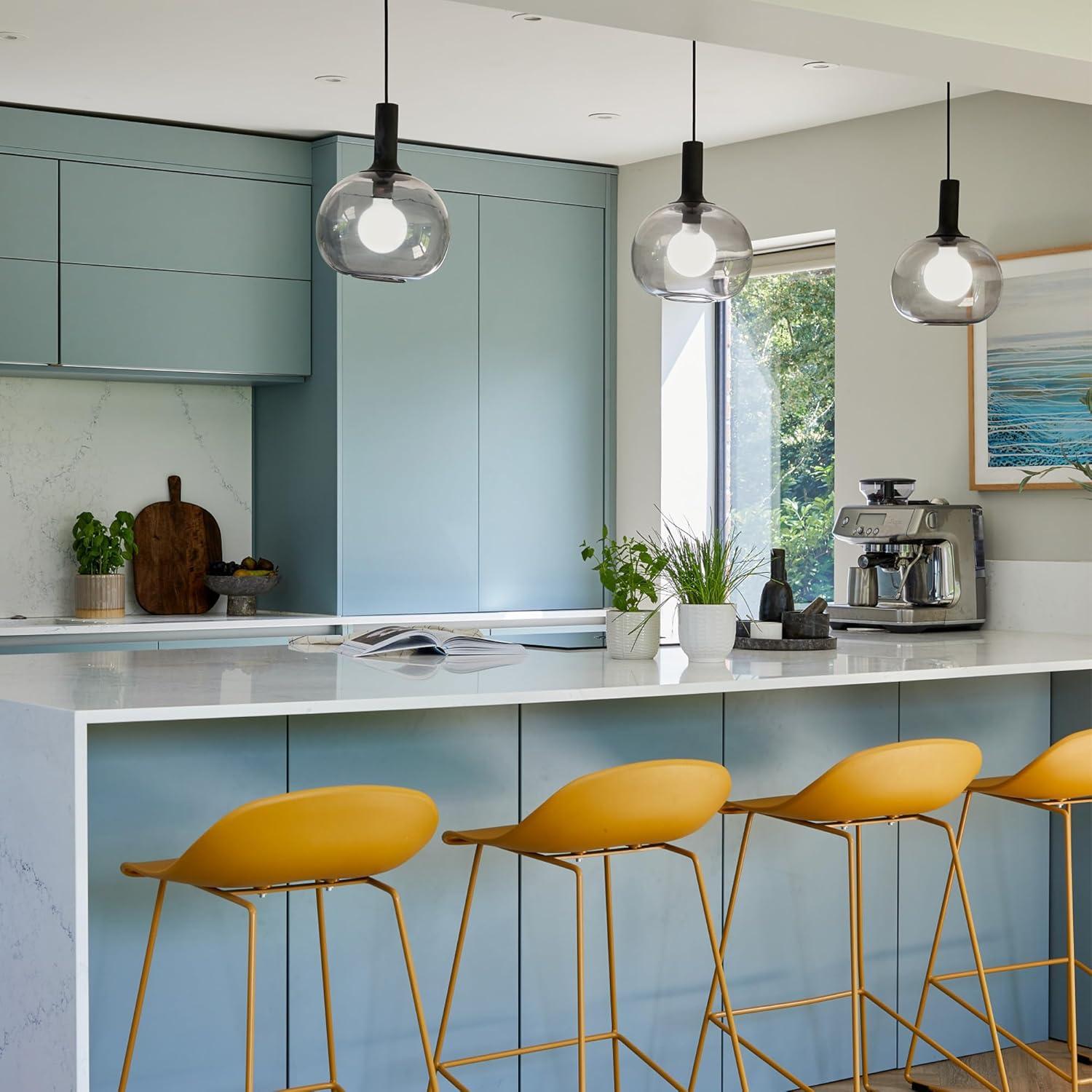 2 Bombillas LED Globo E26 7W 450 Lúmenes Regulables 3 Colores