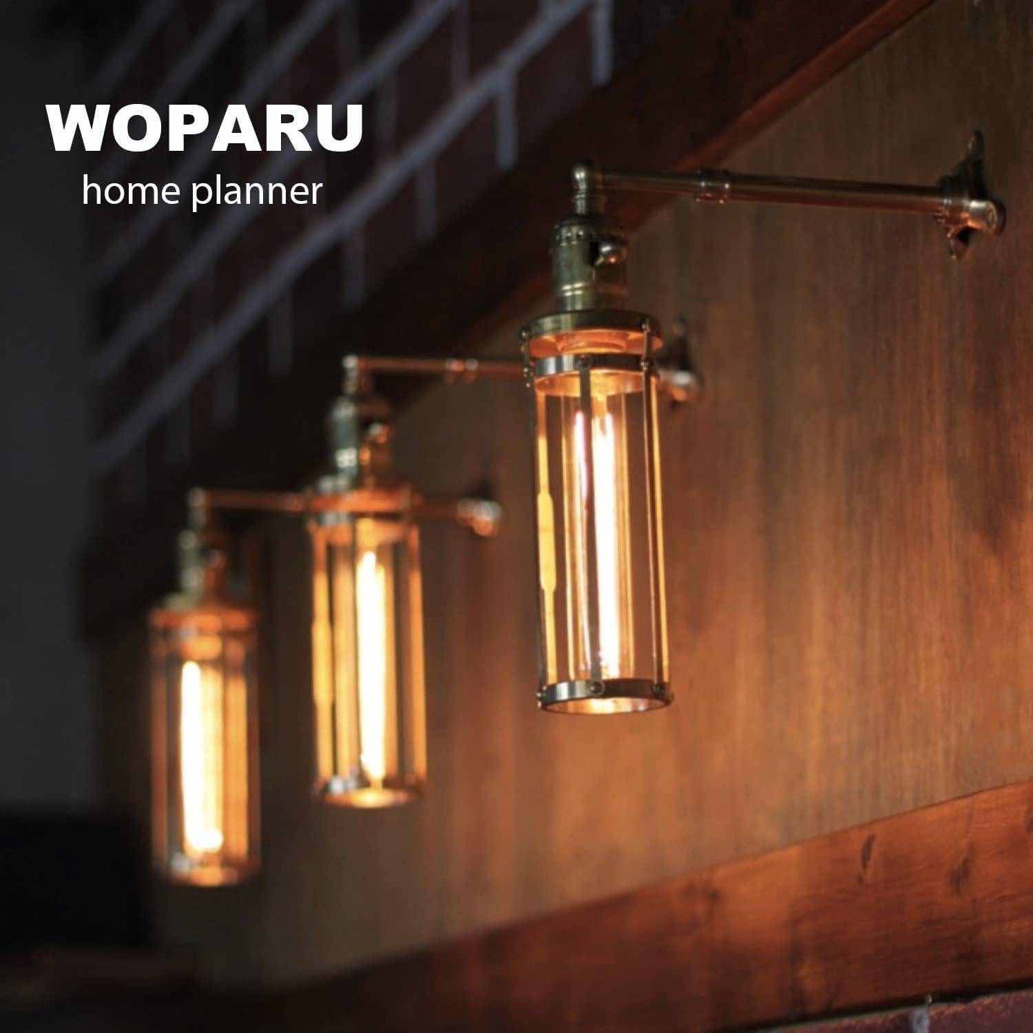 Bombilla Edison Vintage WOPARU T28 4W 18.5cm Ámbar Dimmable