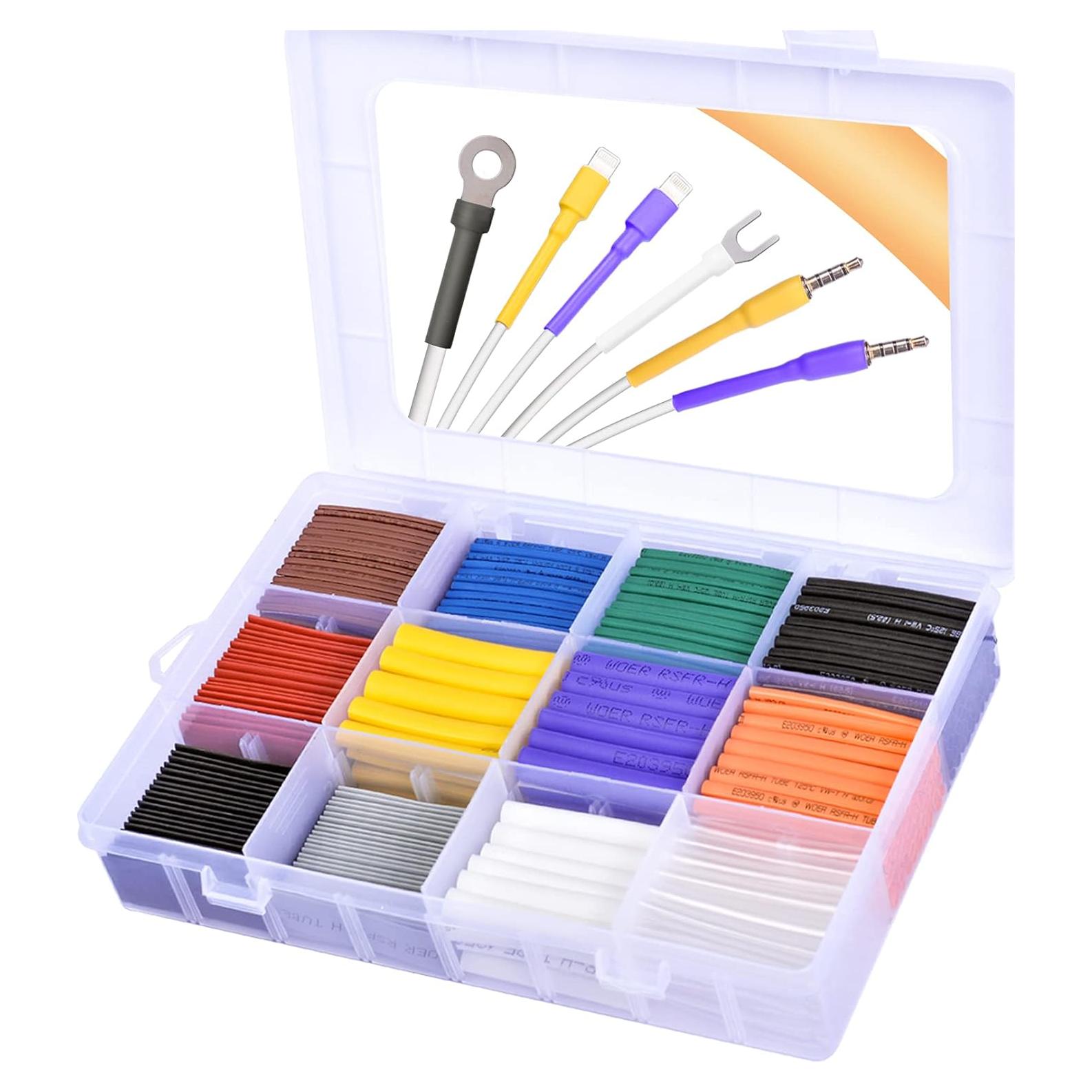 Kit de Tubos Termocontraíbles Pointool 650 Piezas Multicolor