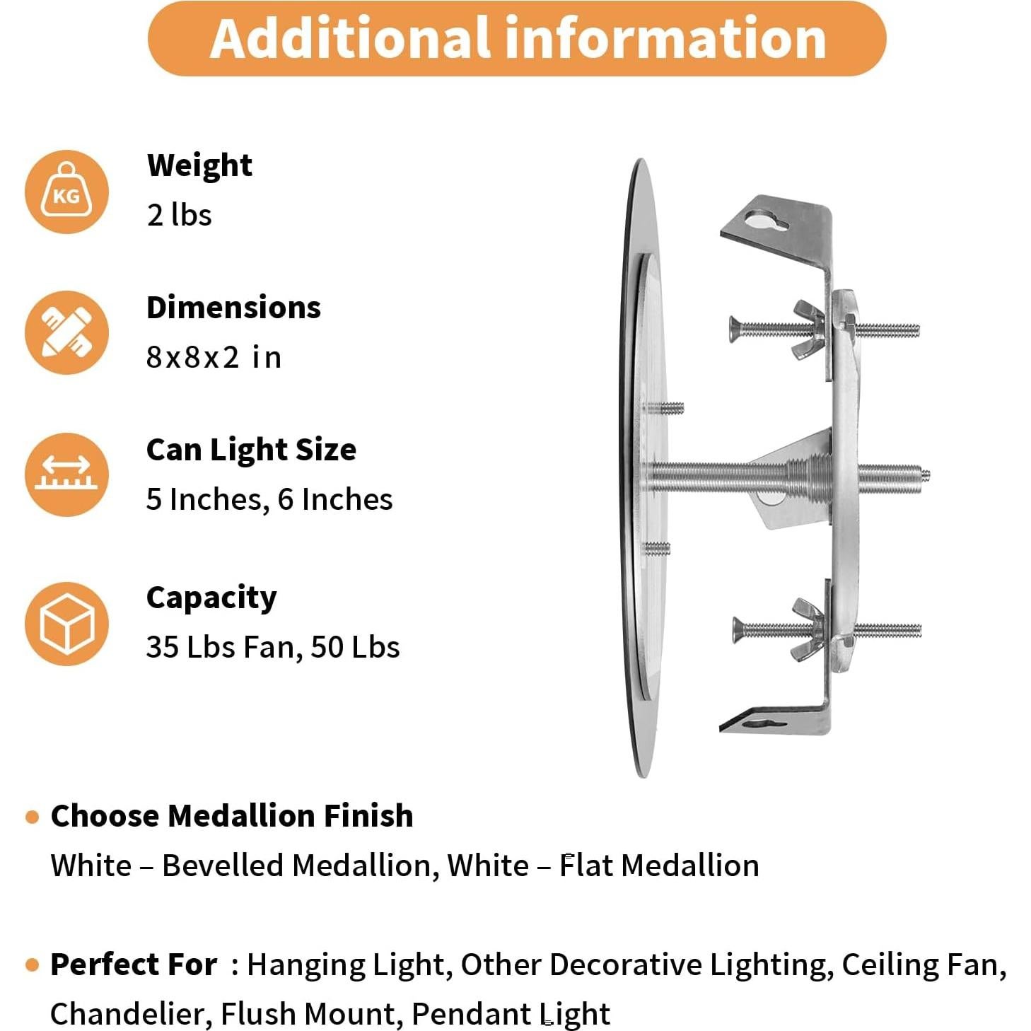 Kit de Conversión Luz Empotrada R56 HAI FEIPN 20cm Acero Blanco