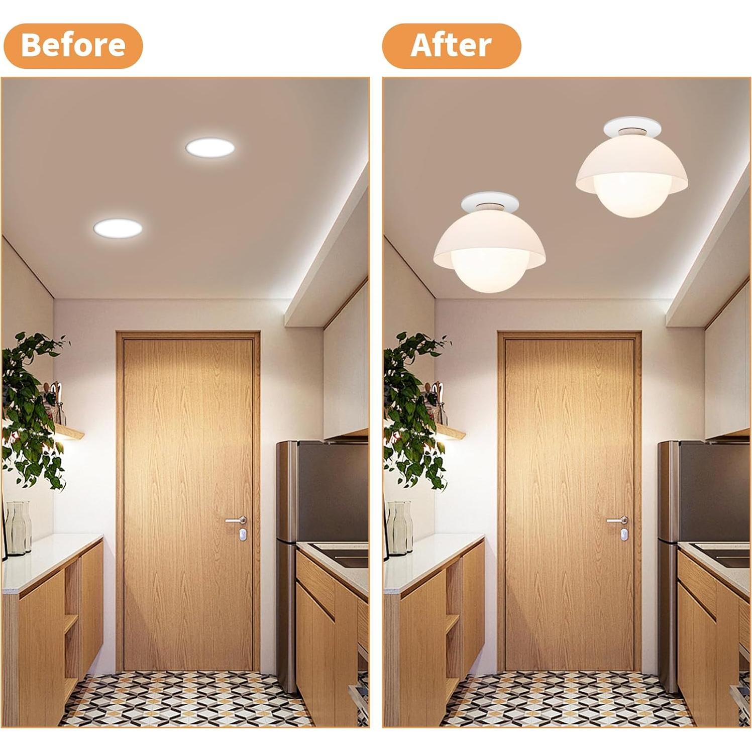 Kit de Conversión Luz Empotrada R56 HAI FEIPN 20cm Acero Blanco