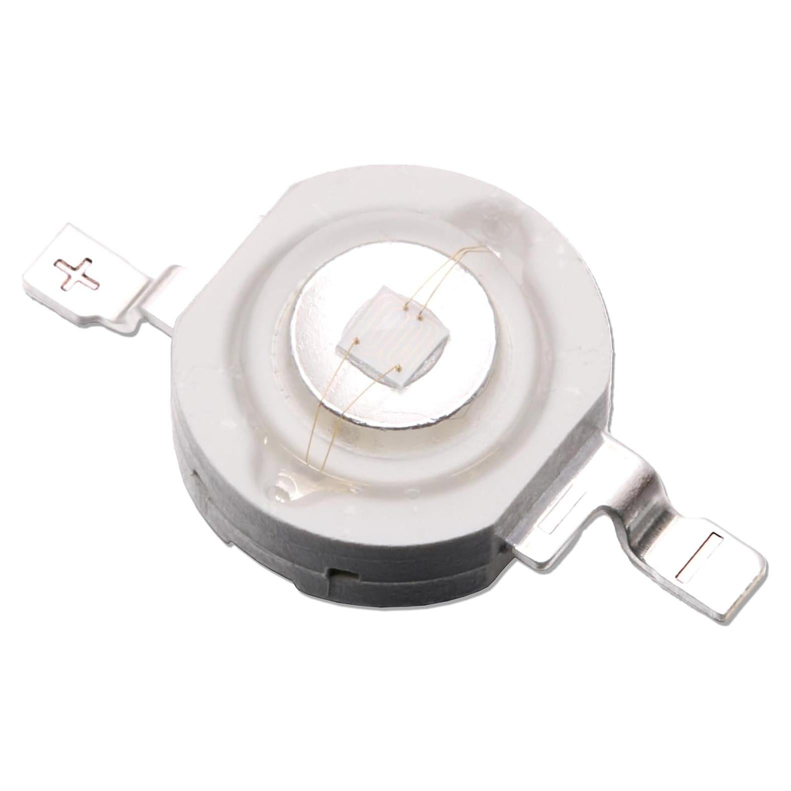 10 Chips LED 3W Alta Potencia LEDGUHON 410-415nm 700mA