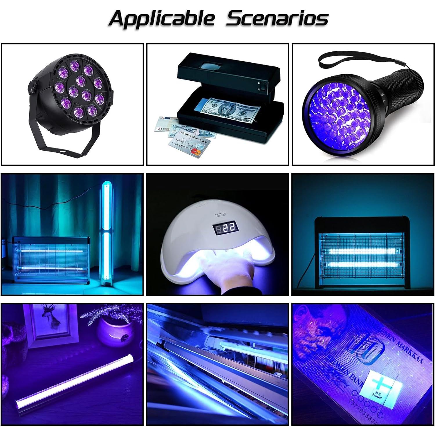 10 Chips LED 3W Alta Potencia LEDGUHON 410-415nm 700mA