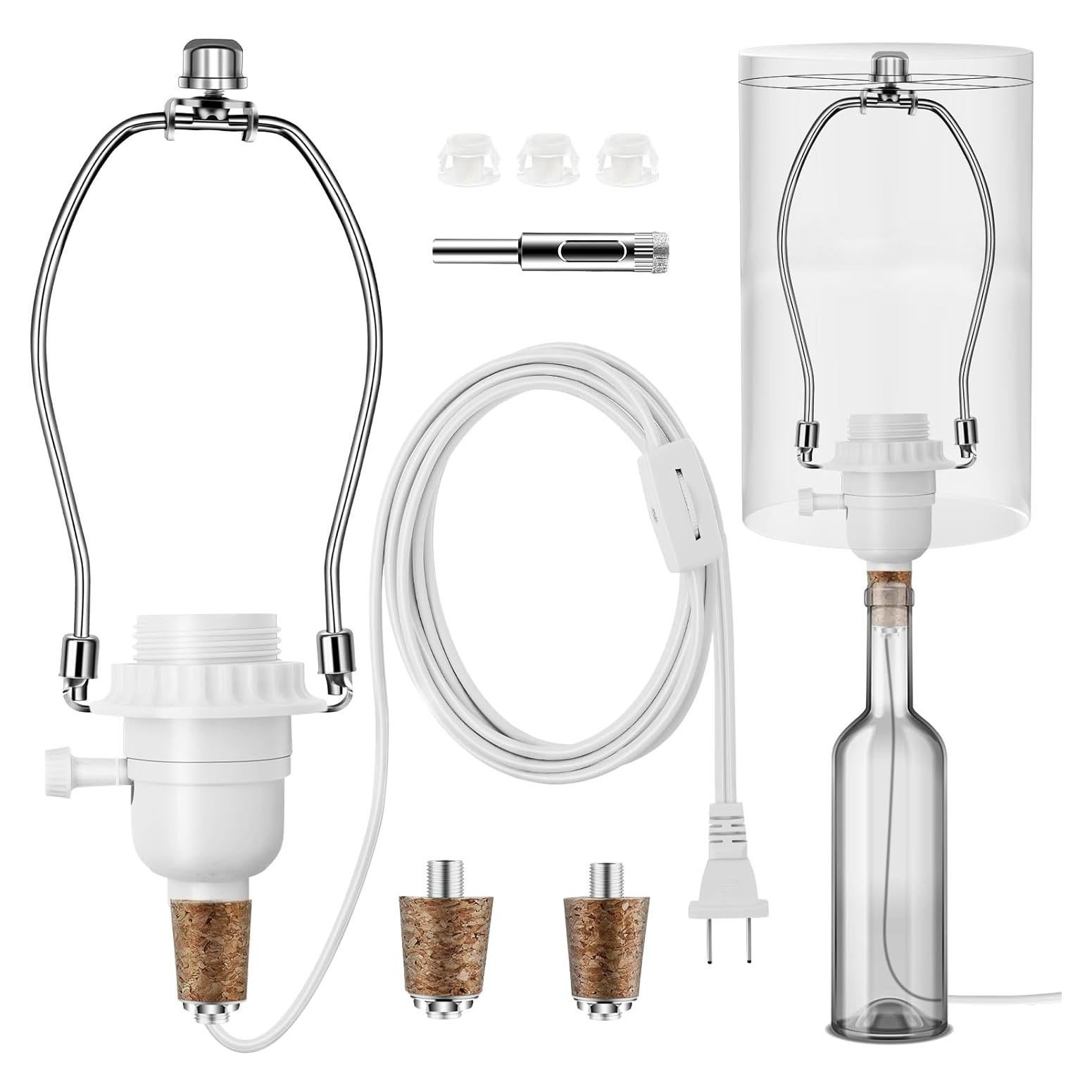 Kit de Lámpara de Botella DIY QCWORLDWIDE - Completo con Cableado