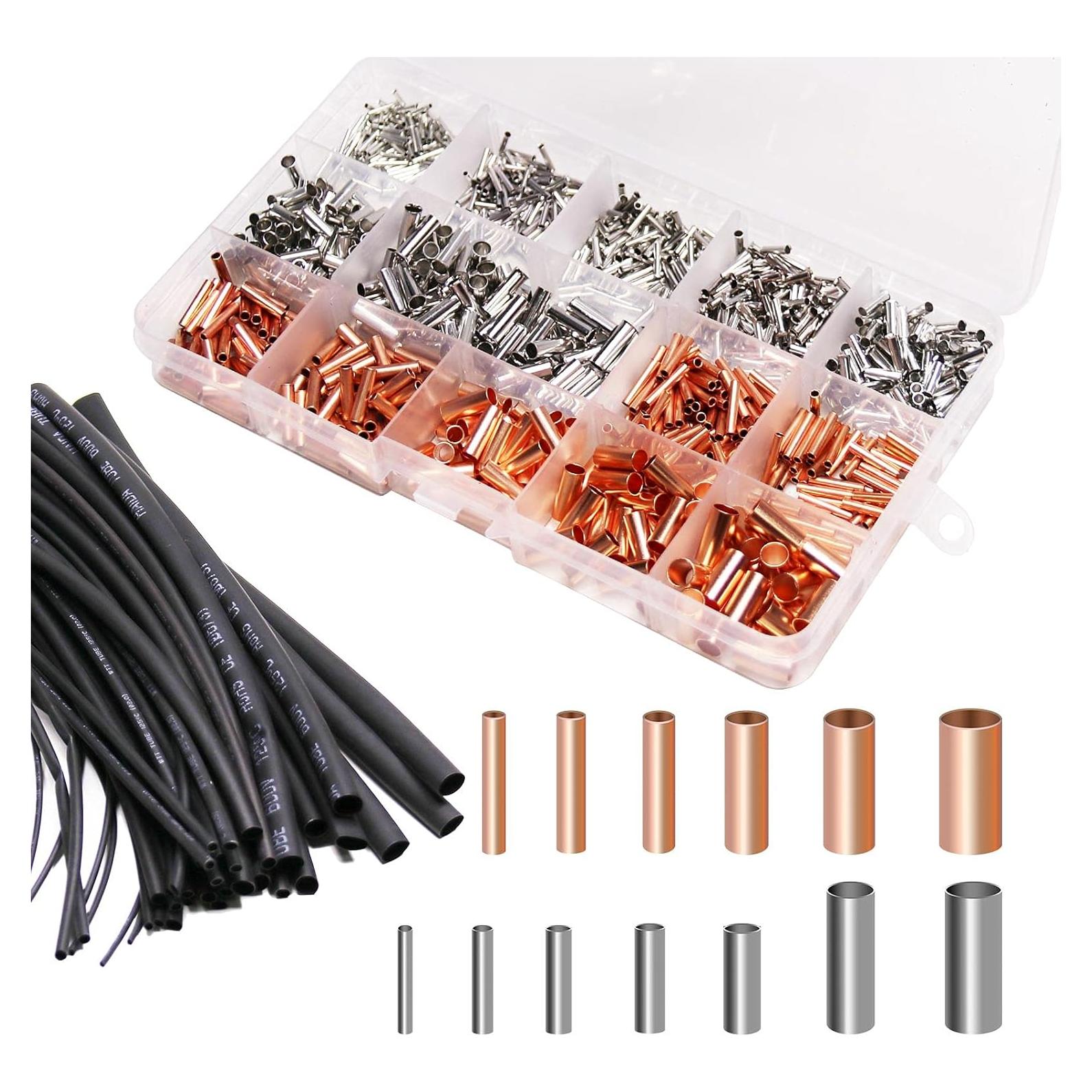 Kit de Conectores de Cable Pastall 970 Piezas Cobre Estañado