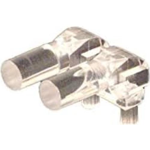 Paquete de 5 Tubería de Luz LED Redonda 2WIE 3mm AVLIS-CO