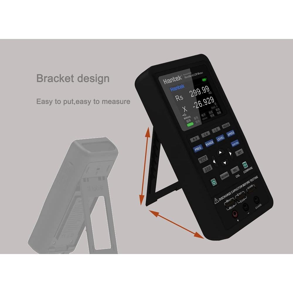 Medidor LCR Hantek 1832C-7 Portátil con Pantalla LCD 2.8"