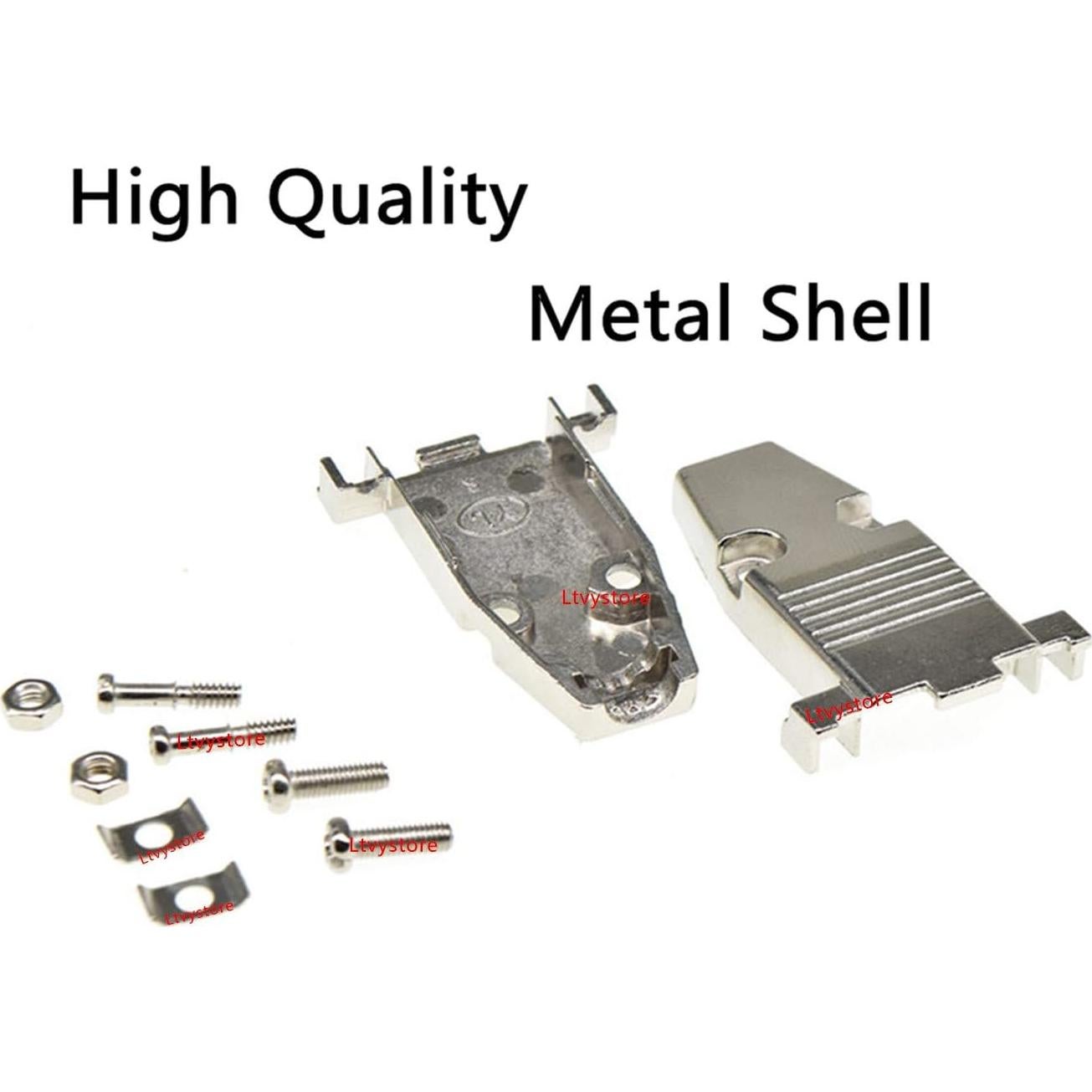 Kit 16 Pcs Conectores DB9 Macho/Hembra RS232 9 Pines Metal