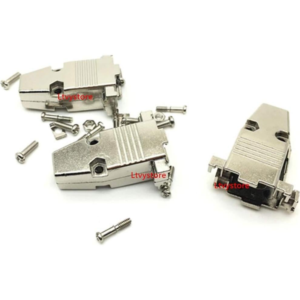 Kit 16 Pcs Conectores DB9 Macho/Hembra RS232 9 Pines Metal