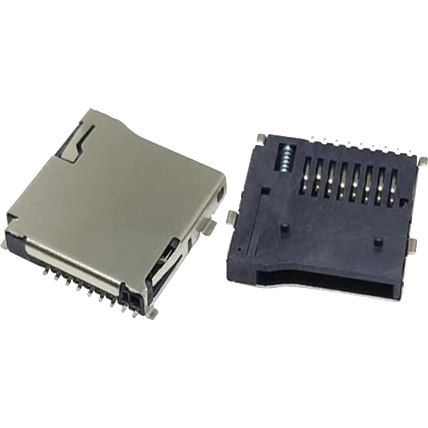 Conectores Micro SD XIAOYAOREN 20 unidades PCB push-push