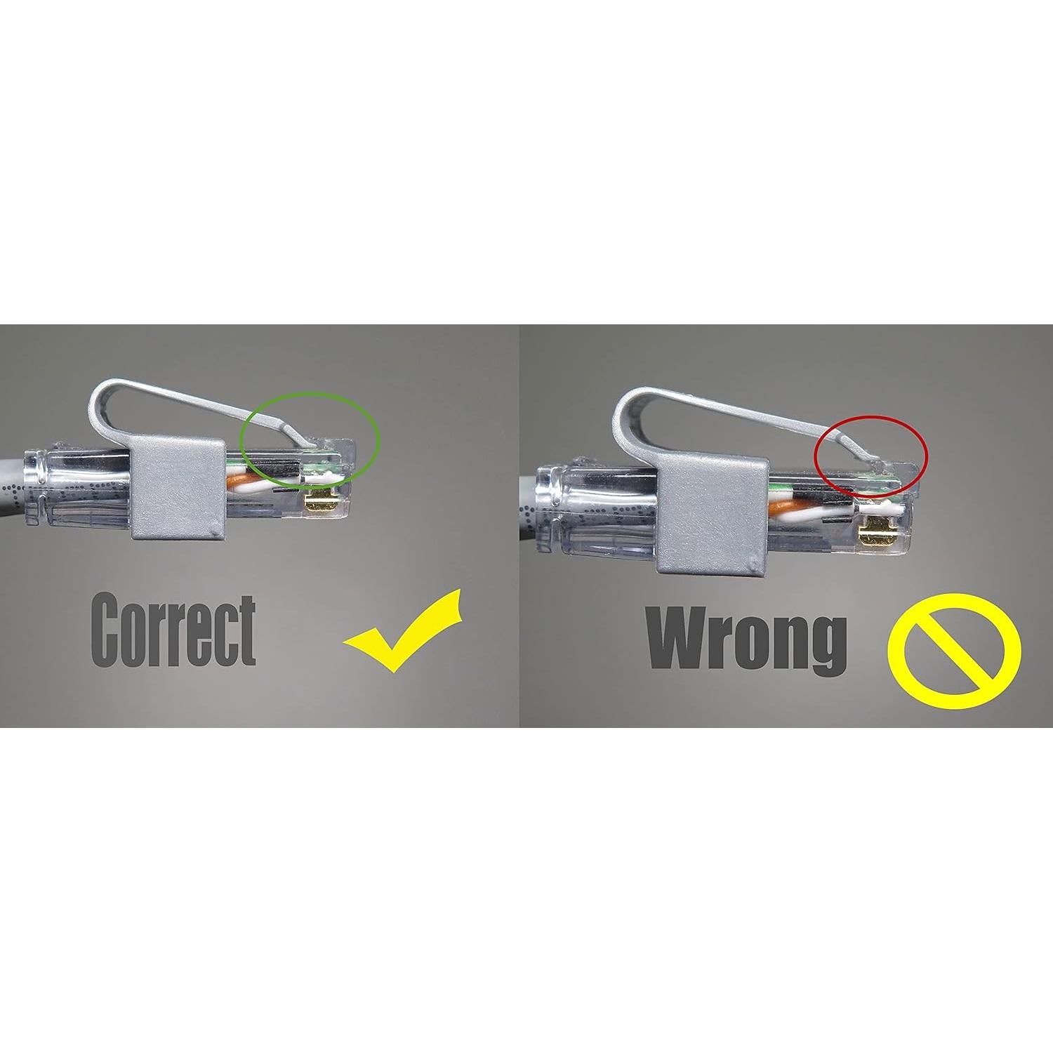 Conectores RJ45 reparadores Bit64 - 5 piezas colores variados