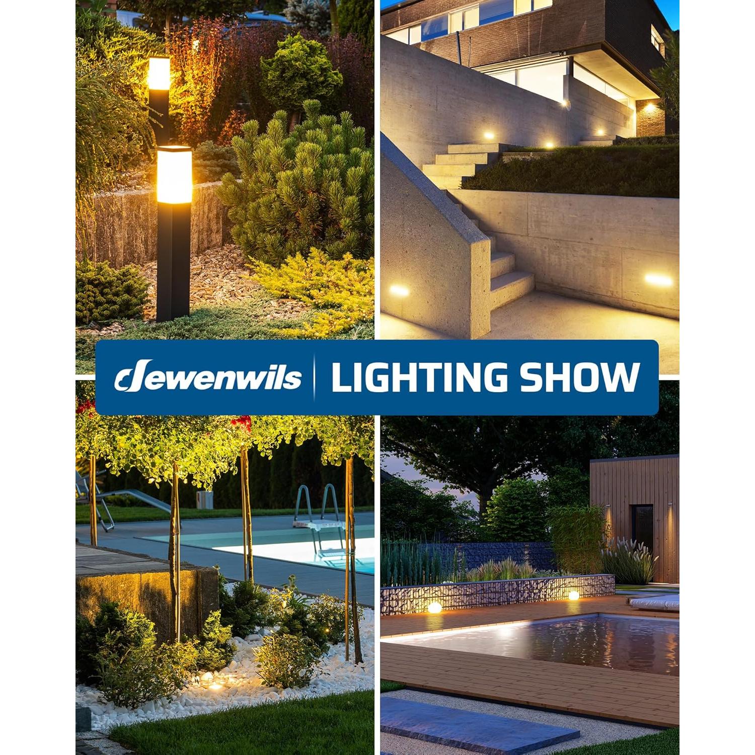 Transformador Bajo Voltaje Dewenwils 120W 12V CC con Sensor