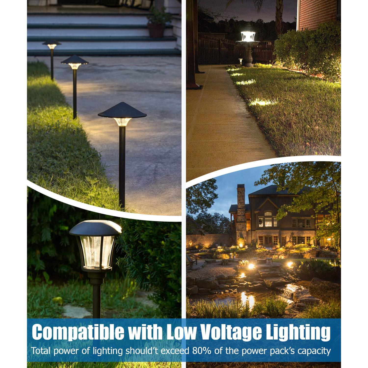 Transformador de Bajo Voltaje SUNVIE 60W con Temporizador y Sensor