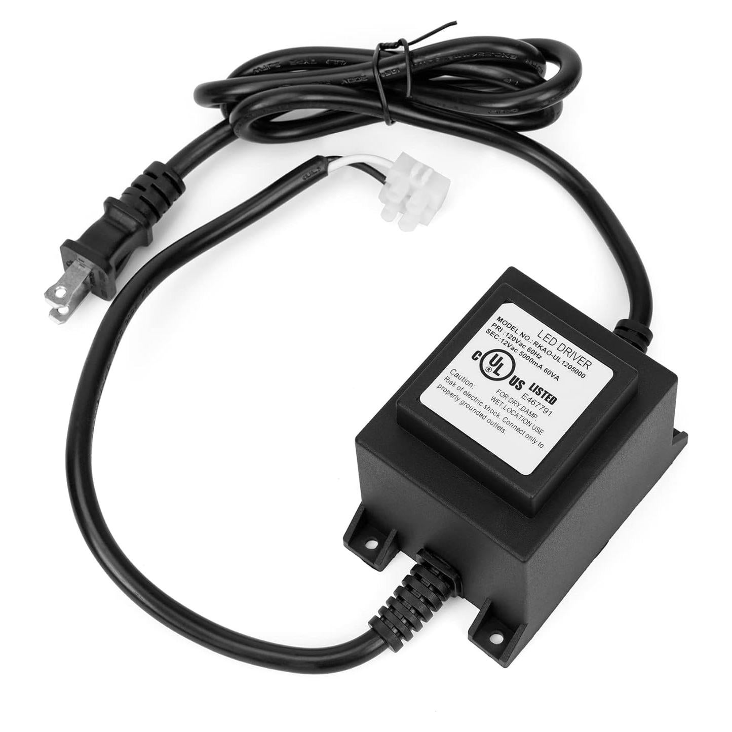 Transformador de Voltaje Onlyfire 110V/120V a 12V 60W