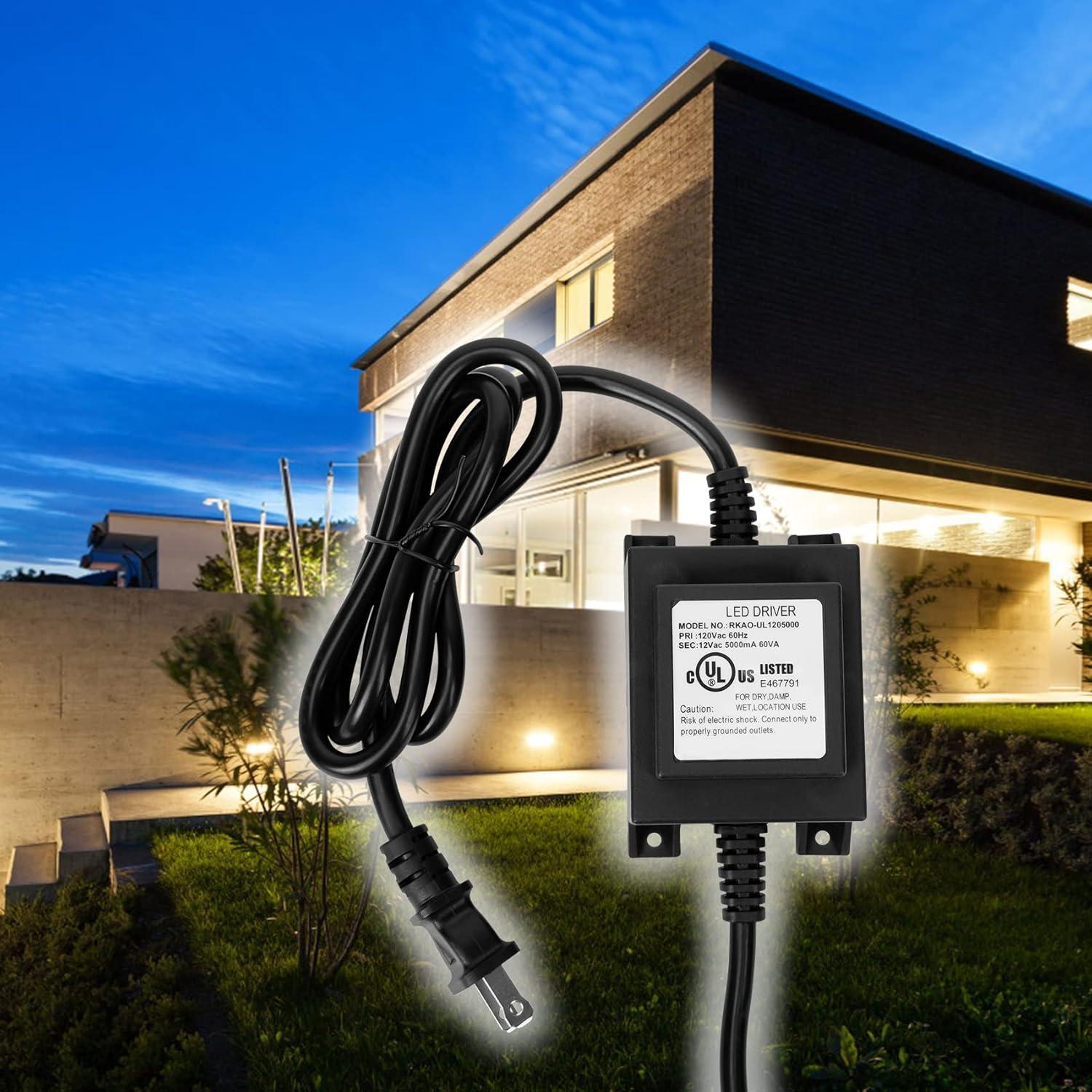 Transformador de Voltaje Onlyfire 110V/120V a 12V 60W