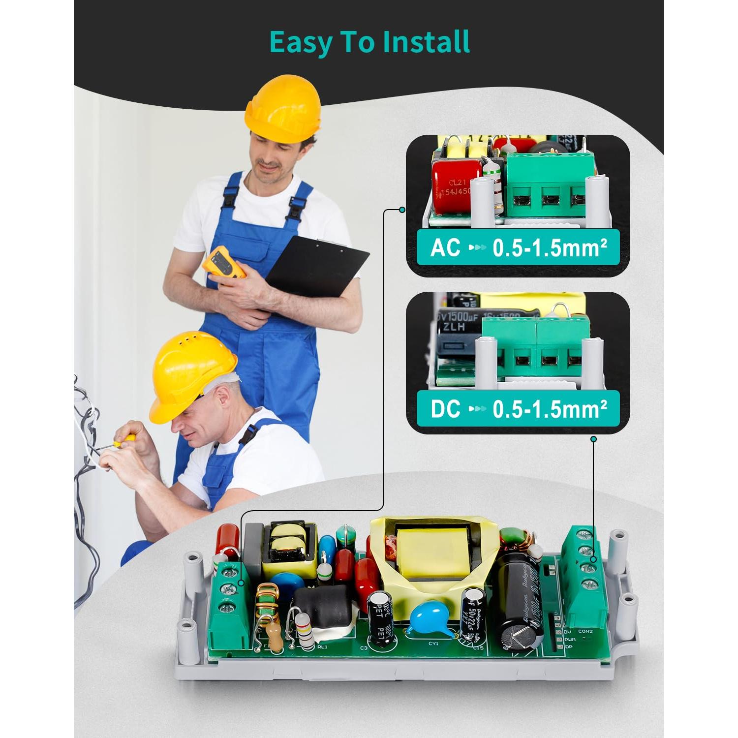 Controlador LED Regulable 12V 20W REYLAX - Ahorro Energía