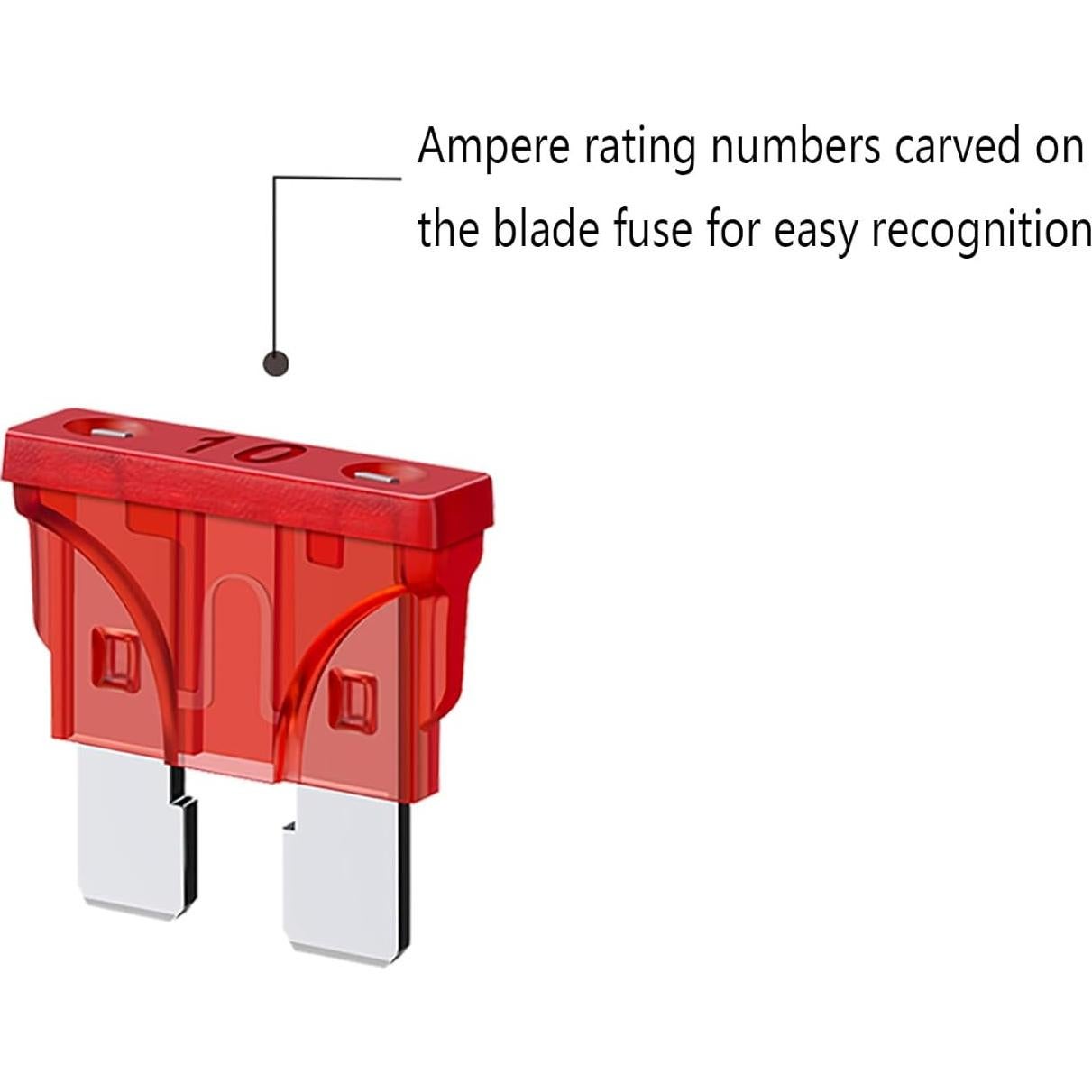 Soporte de Fusible Inline SIM&NAT 18 AWG con 15 Fusibles ATC/ATO