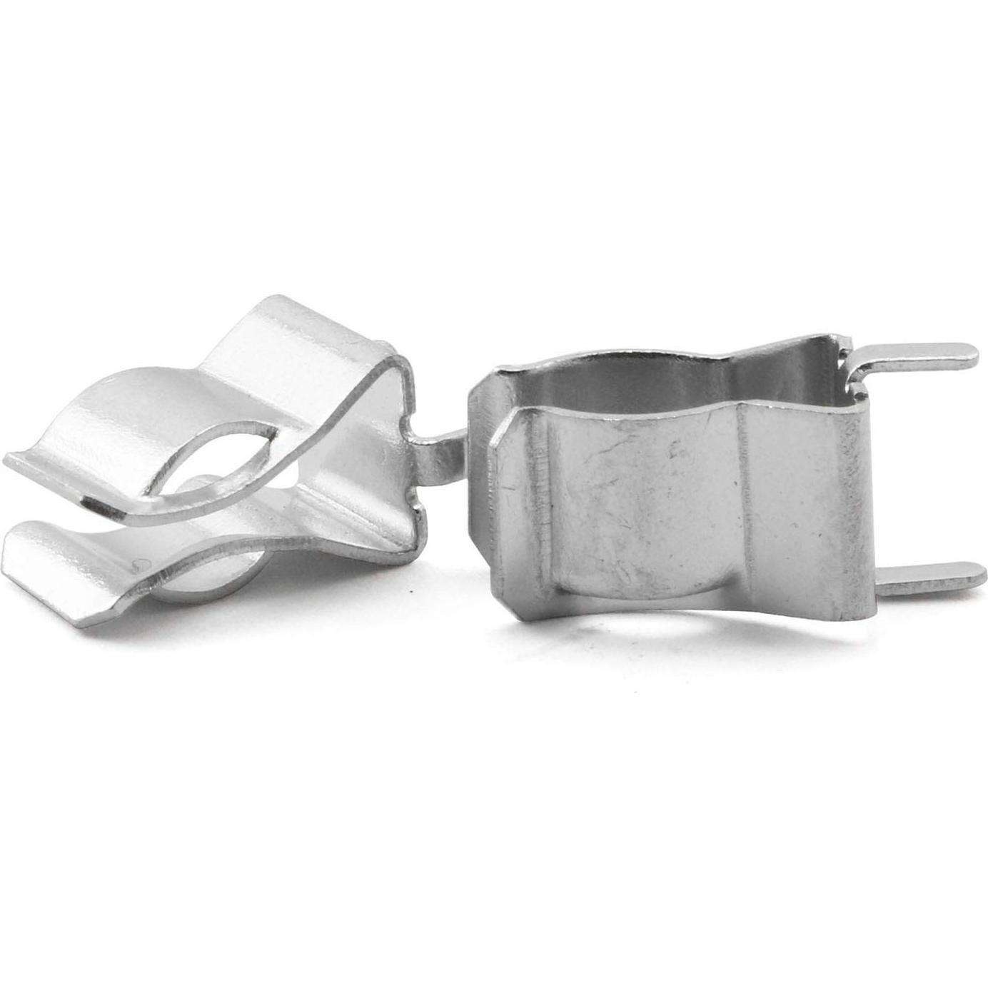 Clip de Soporte para Fusibles de Estaño Niquelado 30PCS 6x30mm