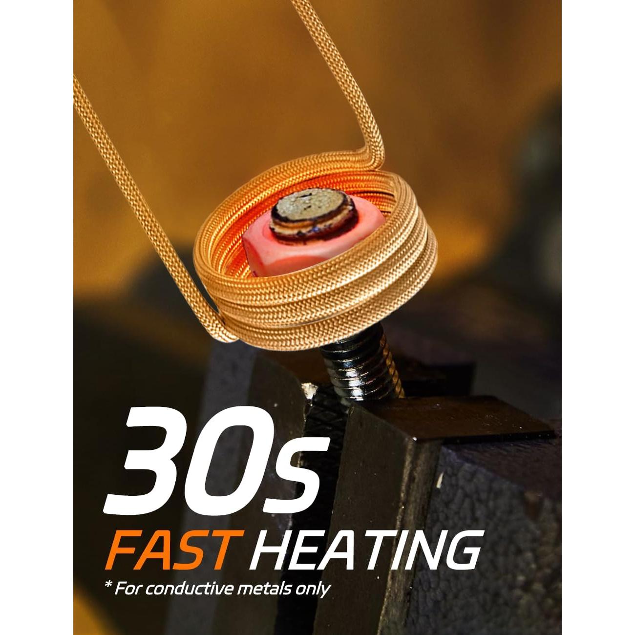 Calentador de Inducción Solary 1200W 8 Bobinas para Tornillos