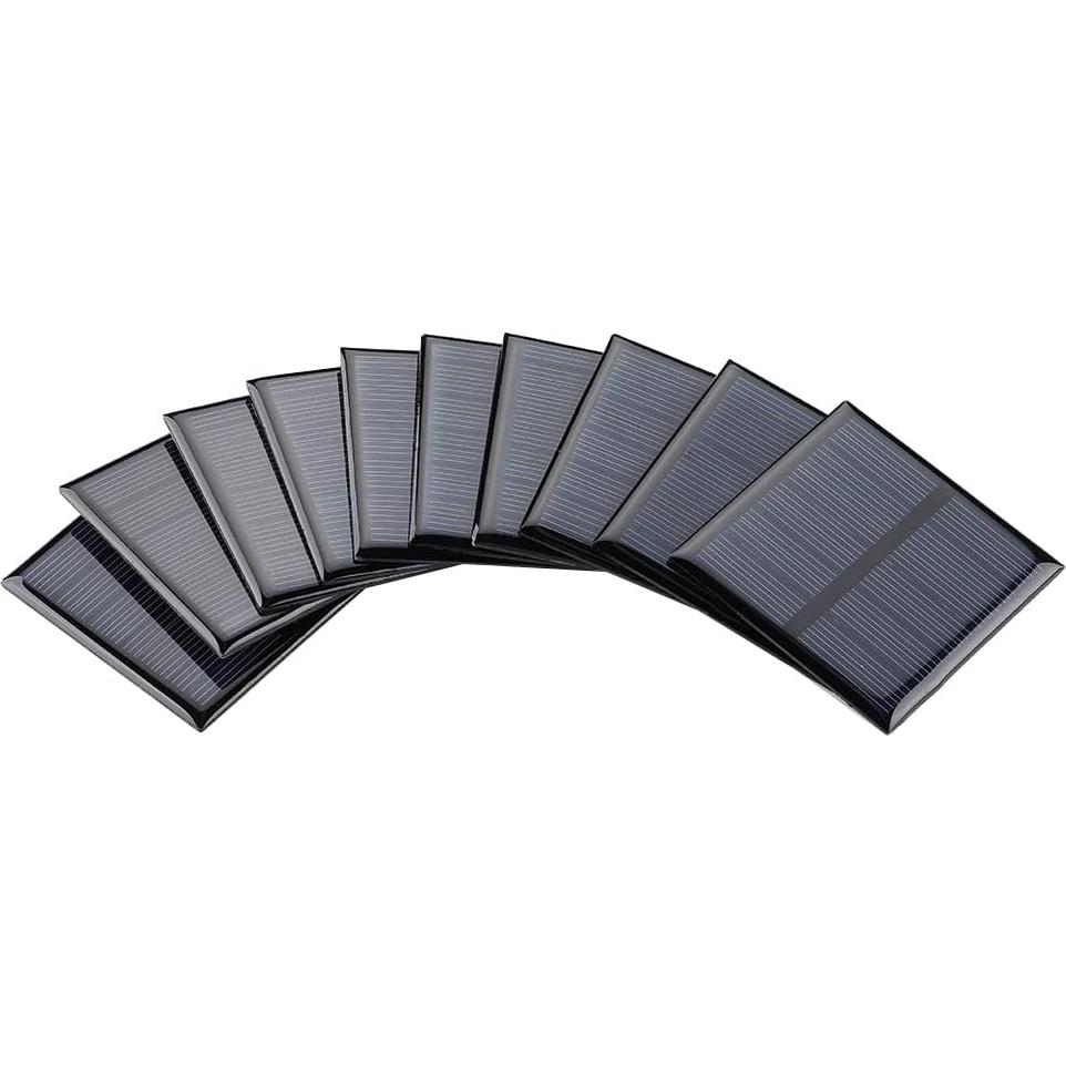 Paneles Solares Policristalinos SUNYIMA 10Pcs 5.5V 80mA 60x60mm
