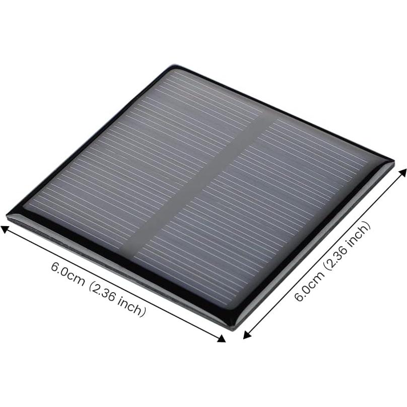 Paneles Solares Policristalinos SUNYIMA 10Pcs 5.5V 80mA 60x60mm