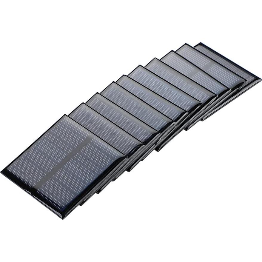 Paneles Solares Policristalinos SUNYIMA 10Pcs 5.5V 80mA 60x60mm