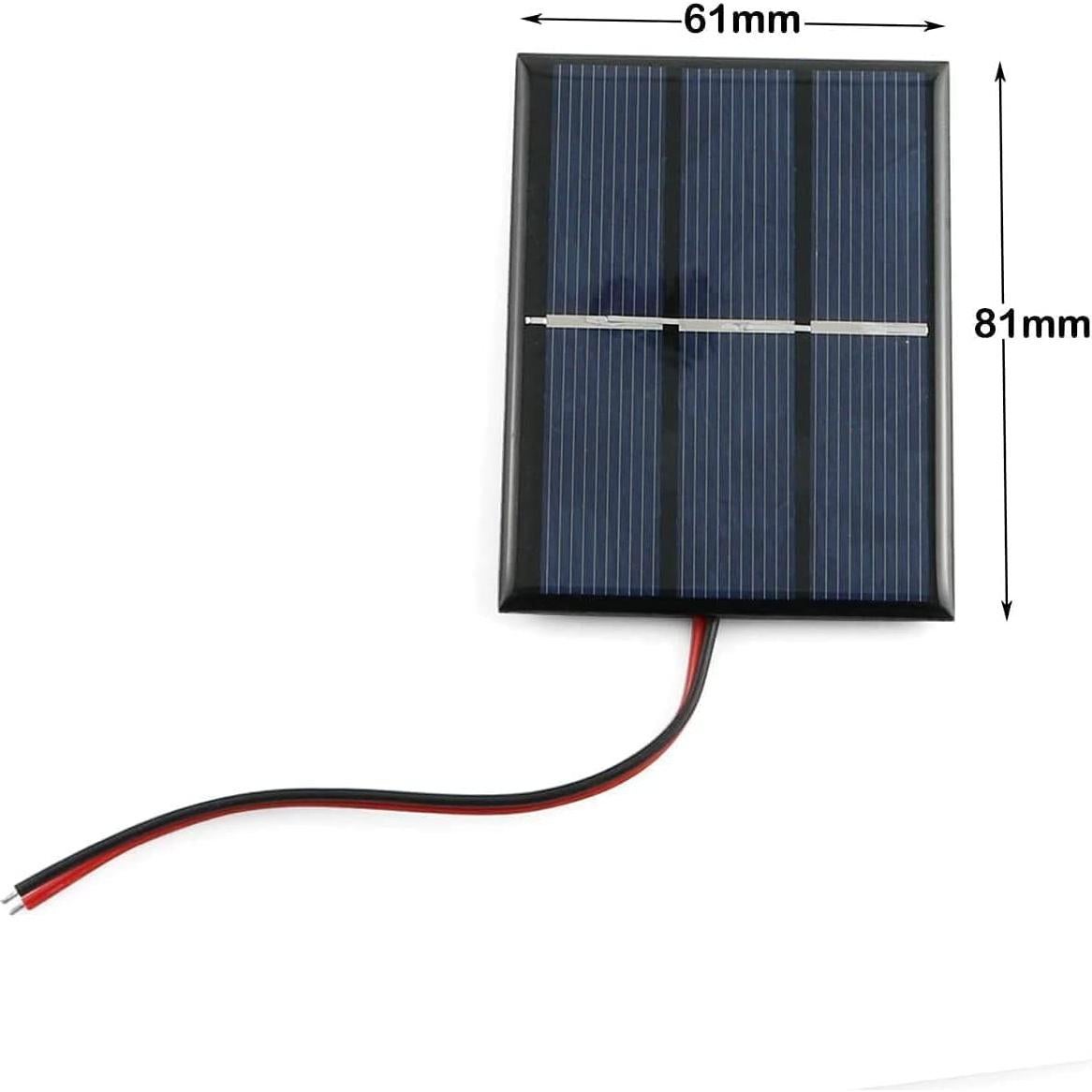 Mini Celda Solar 0.65W BLLNDX 60x80mm para Cargadores Móviles