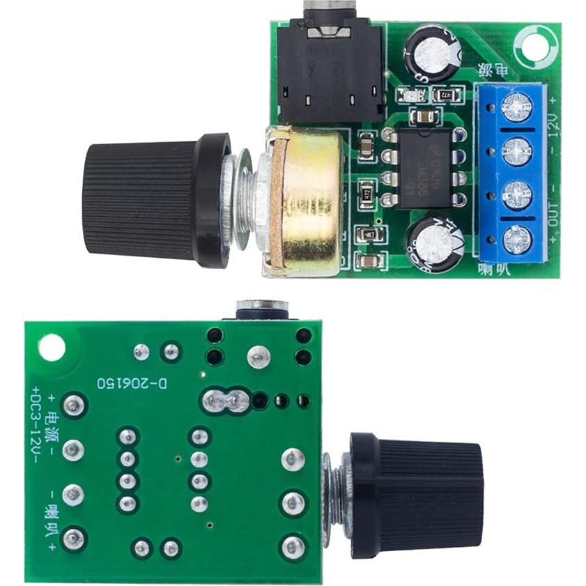 Amplificador de Potencia Mini Acxico LM386 10W 3-12V 2 Pcs