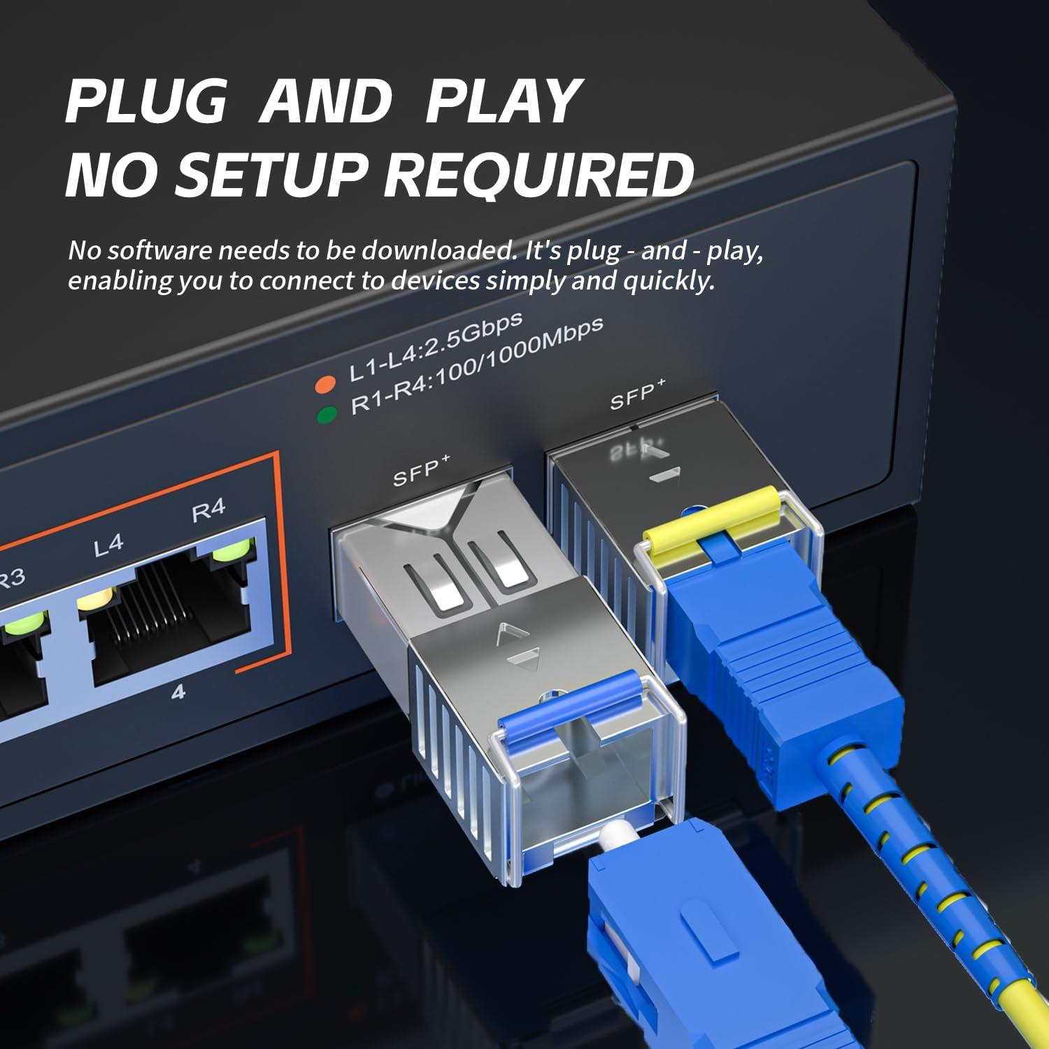 Módulo Transceptor SFP BLIYEE SC Simplex 1.25G 20KM Monomodo