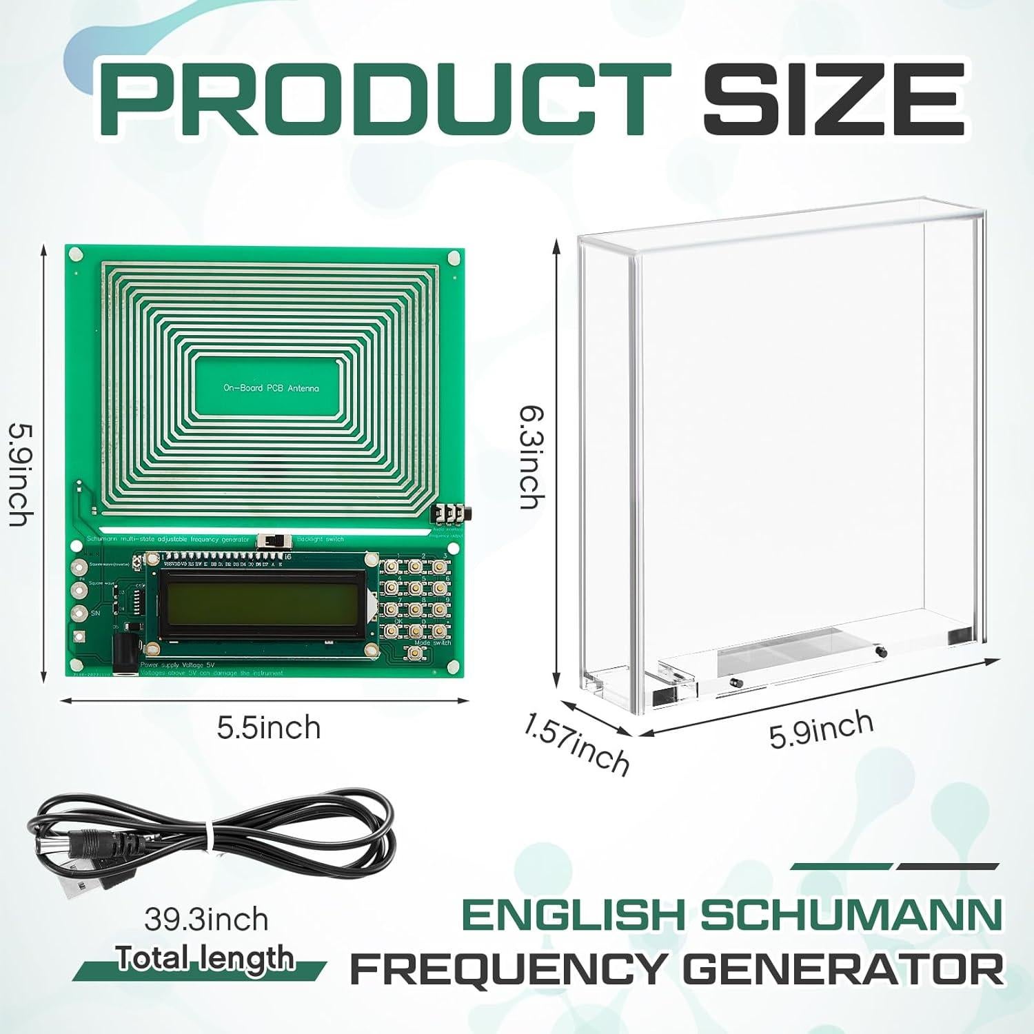 Generador de Frecuencia Schumann Relaxweex 0.01-200000Hz USB
