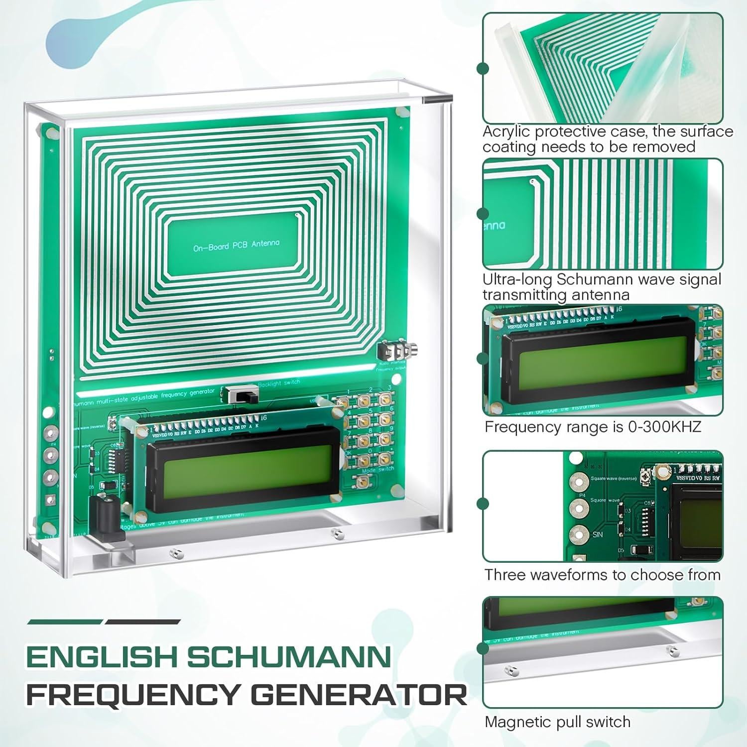 Generador de Frecuencia Schumann Relaxweex 0.01-200000Hz USB