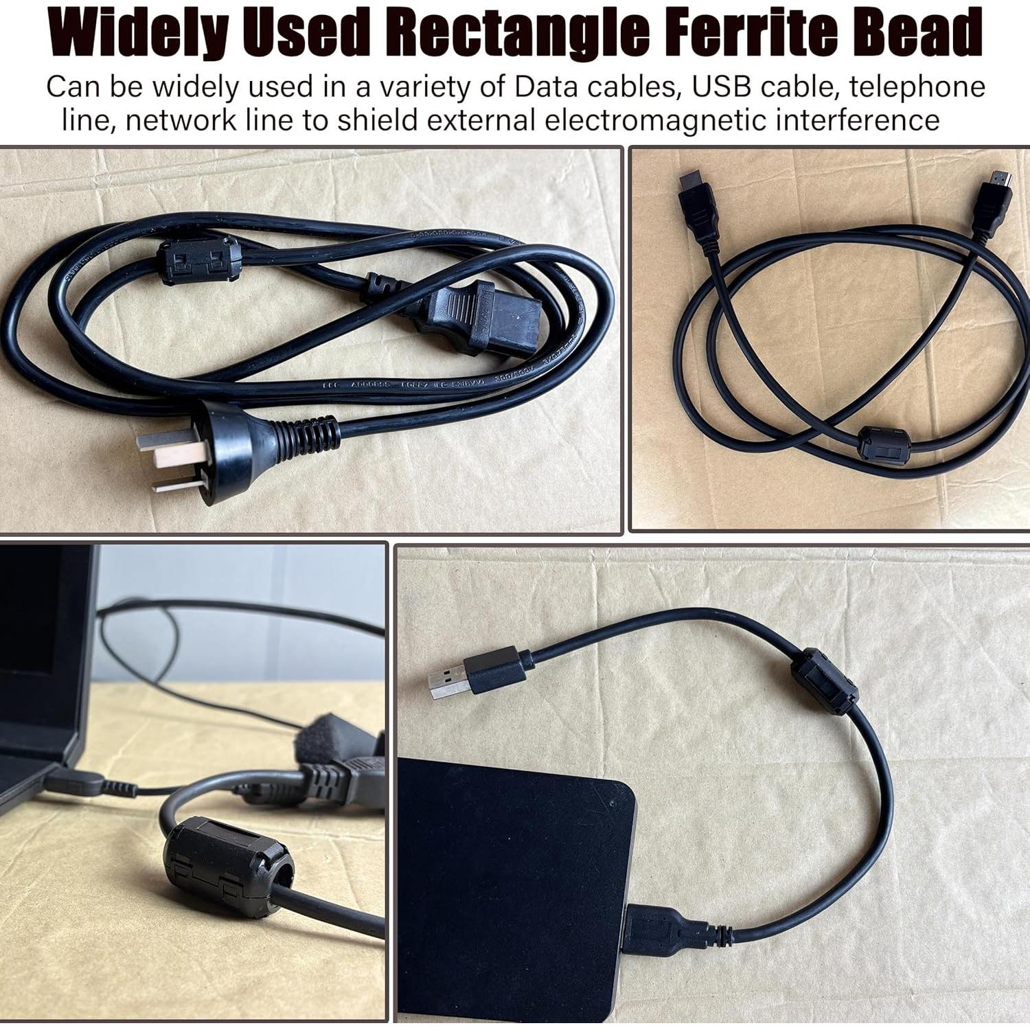 Juego de Clips de Cable de Núcleo de Ferrita Umoko 22 Piezas